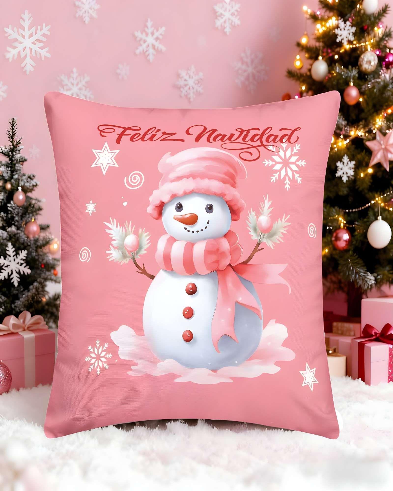 PACK DE 4 FUNDAS DE COJINES DE NAVIDAD 45X45 CM A09-2