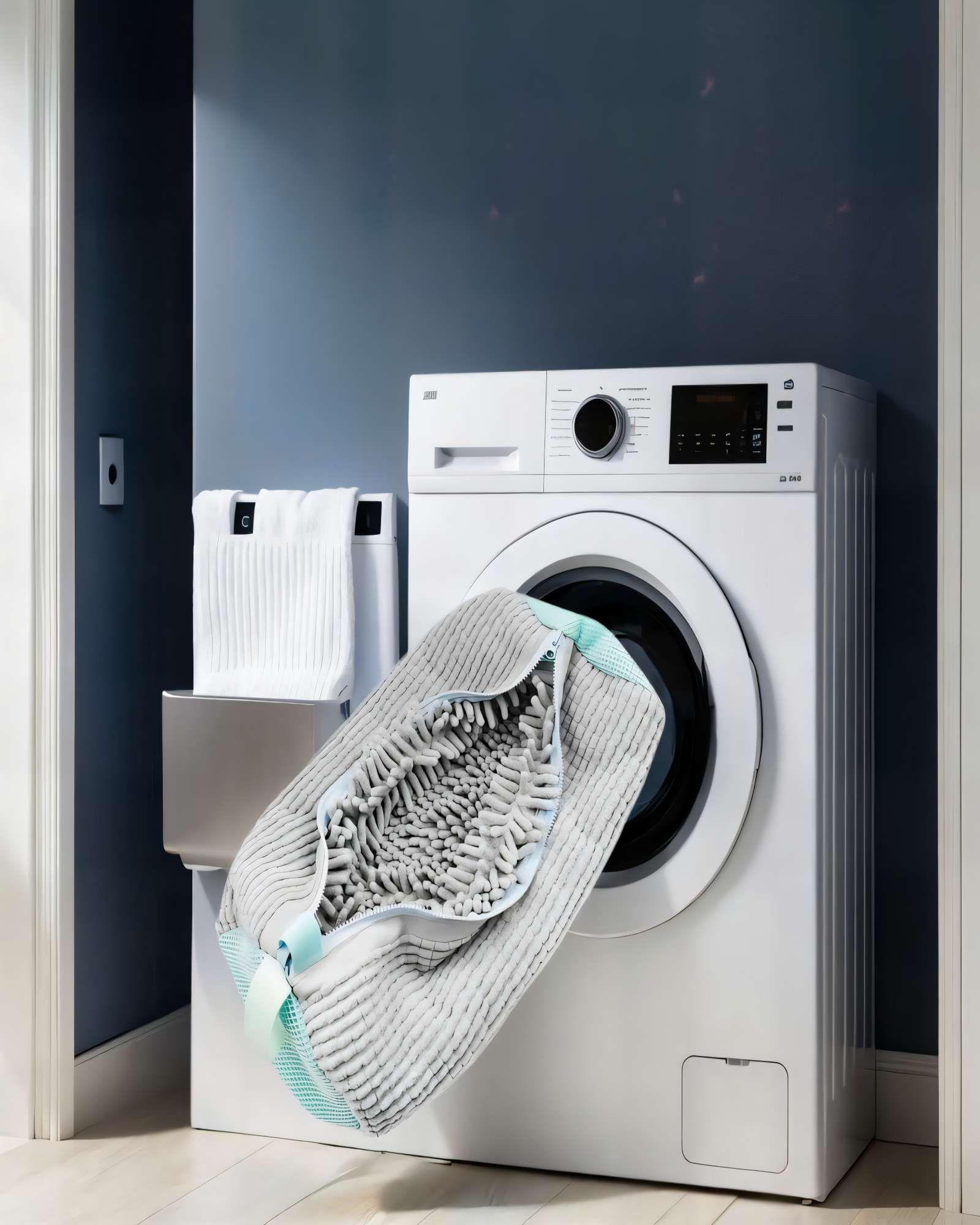 SET DE 2 BOLSAS CON CREMALLERA YKK PARA LAVAR ZAPATOS  COLOR GRIS -3