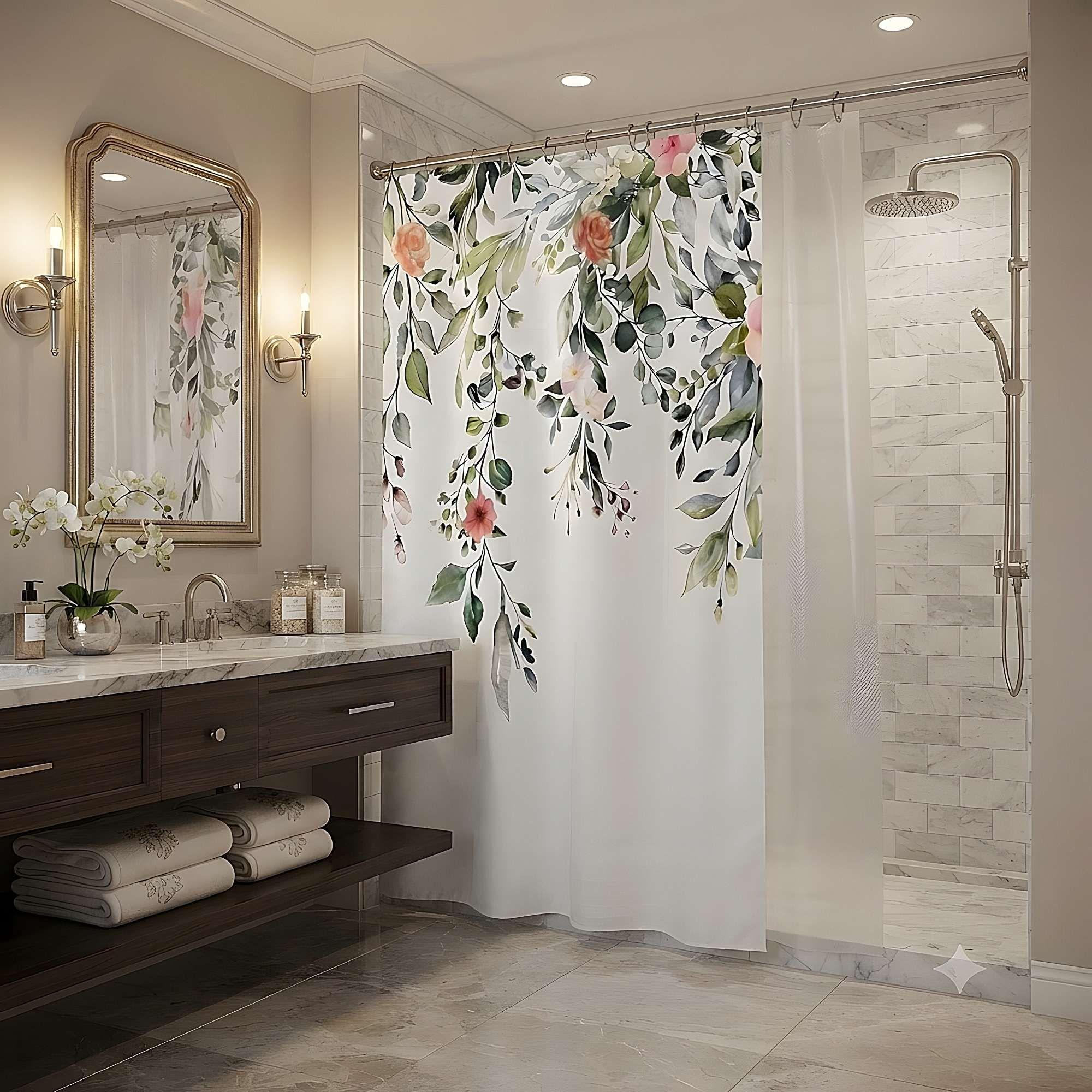 CORTINA DE BAÑO PREMIUM MAS FORRO 180X180 CM CB09-0