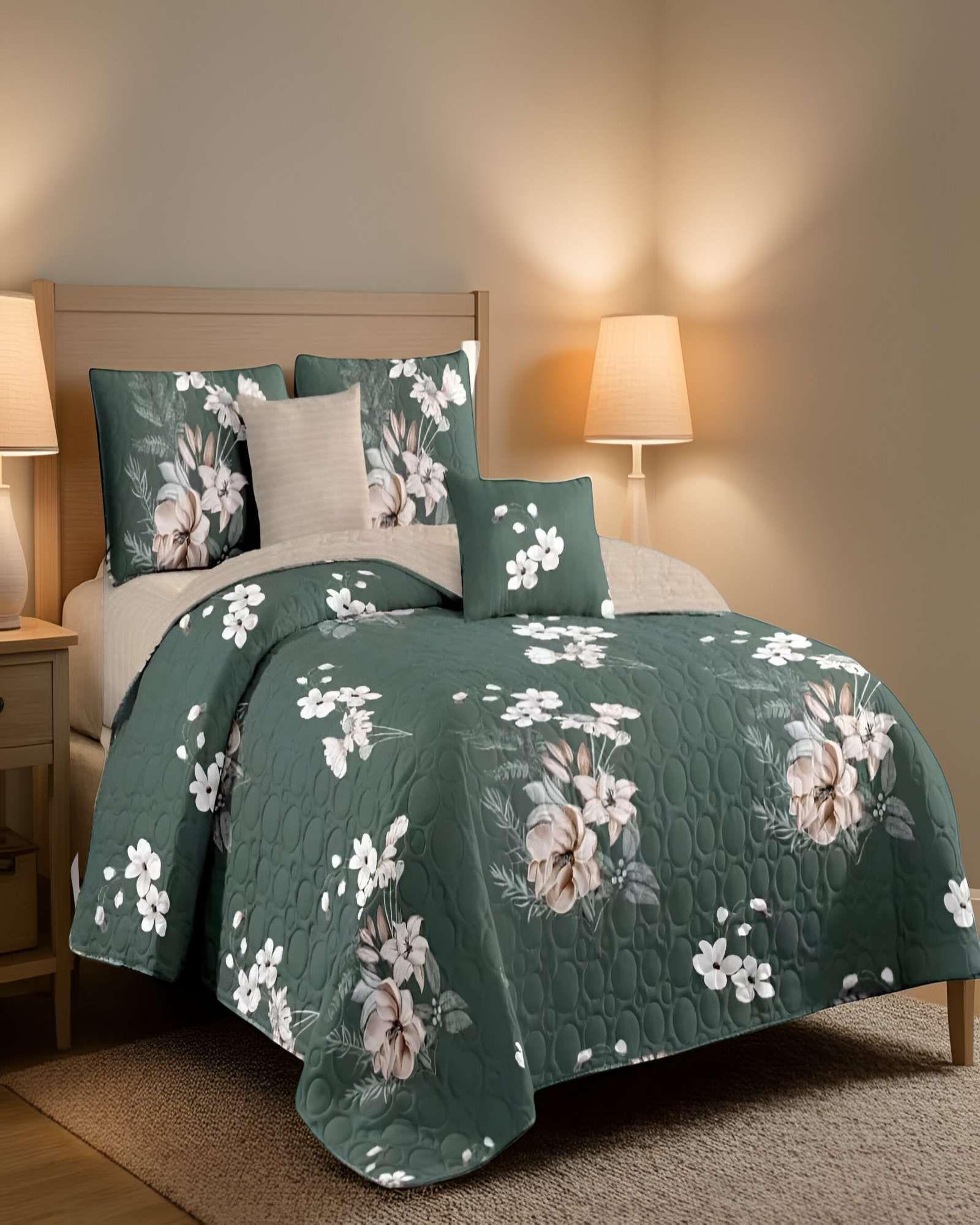 QUILT CUBRECAMA DE VERANO KING CON DISENO 4-2