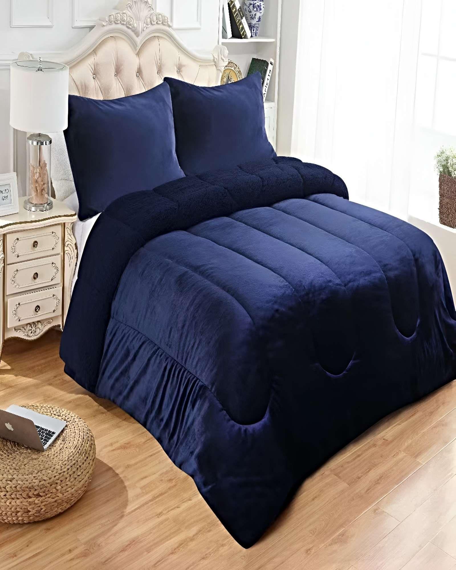 SET COBERTOR DE INVIERNO PLUSH 1.5 PLAZA 180X200CM P19-2