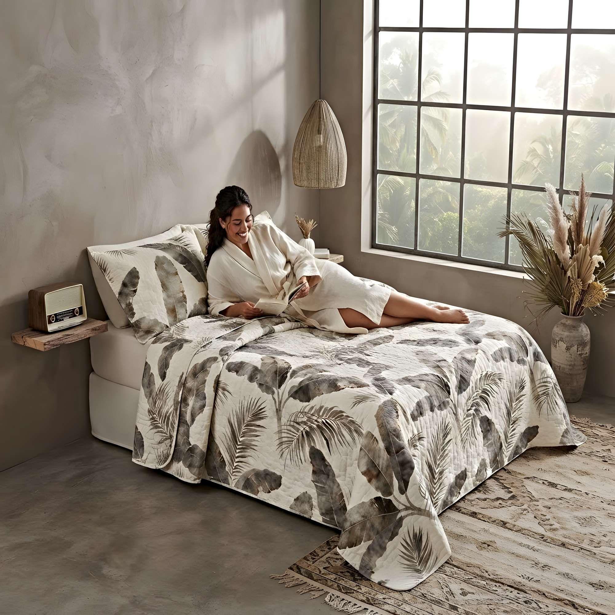 CUBRECAMA QUILT DE VERANO ULTRA FRESCO 2 PLAZAS CL8-2