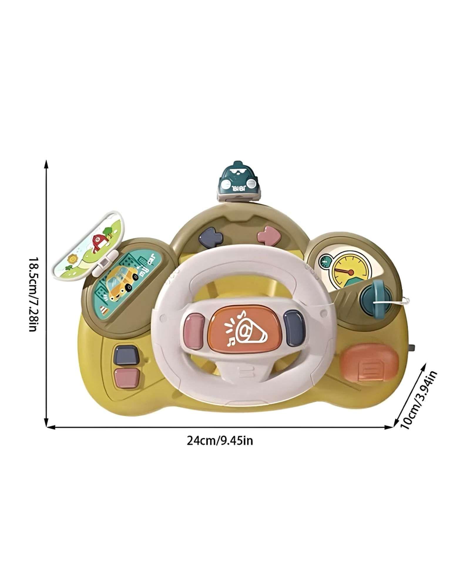 Volante Musical Infantil para Simular Conducción-2