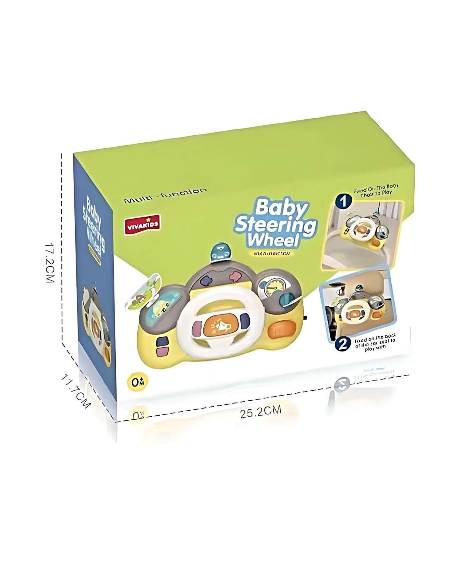 Volante Musical Infantil para Simular Conducción-3