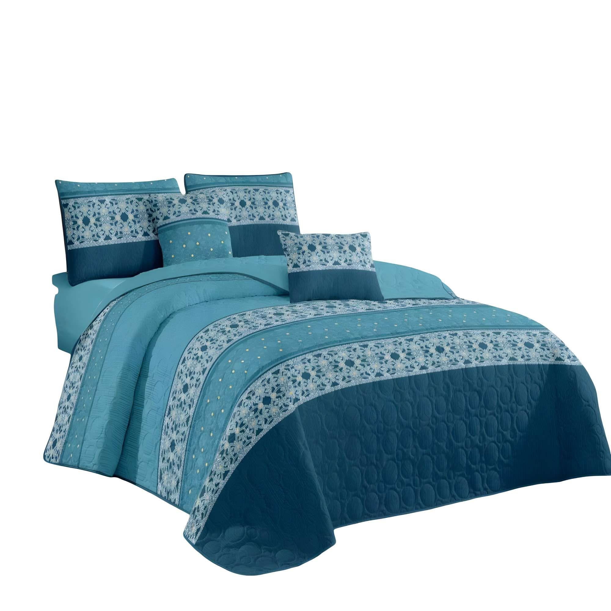 CUBRECAMA PREMIUM DE VERANO CON DISEÑO 1,5P B4-3