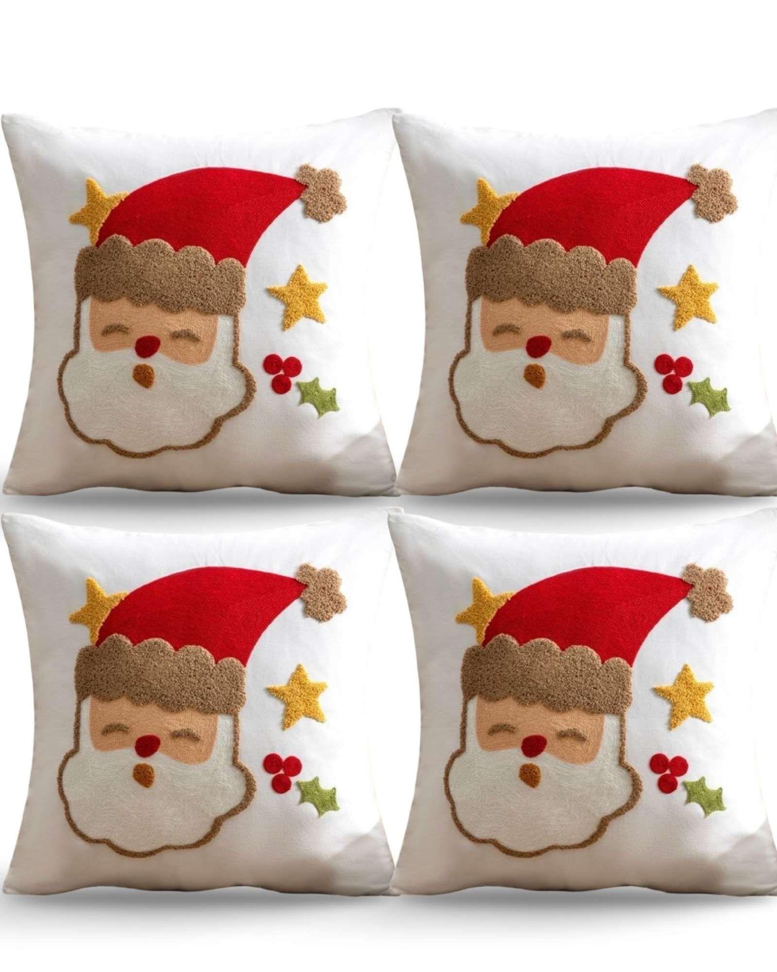 PACK DE 4 FUNDAS DE COJIN PARA NAVIDAD K19-0