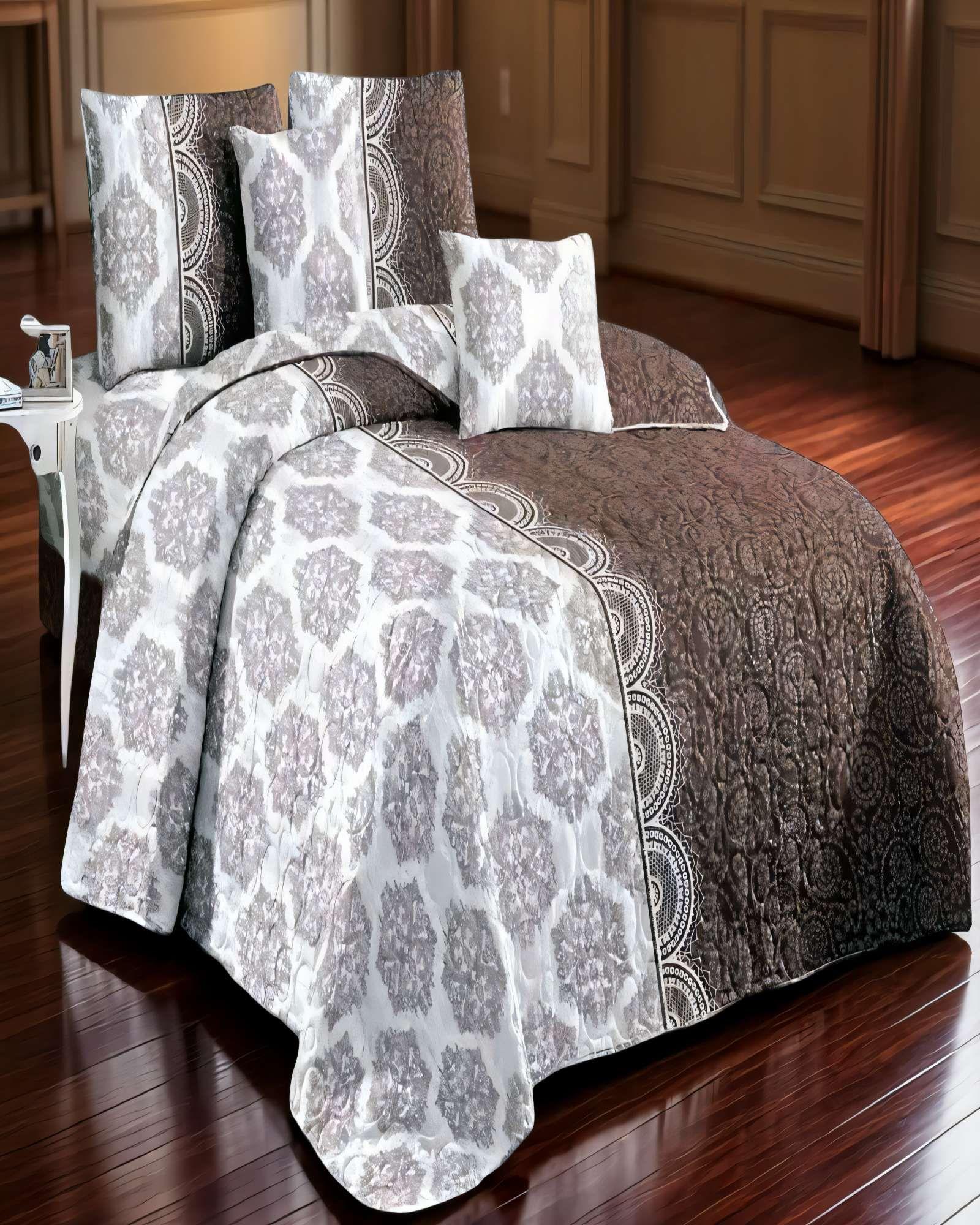 QUILT CUBRECAMA DE VERANO 2 PLAZAS CON DISENO 3-3