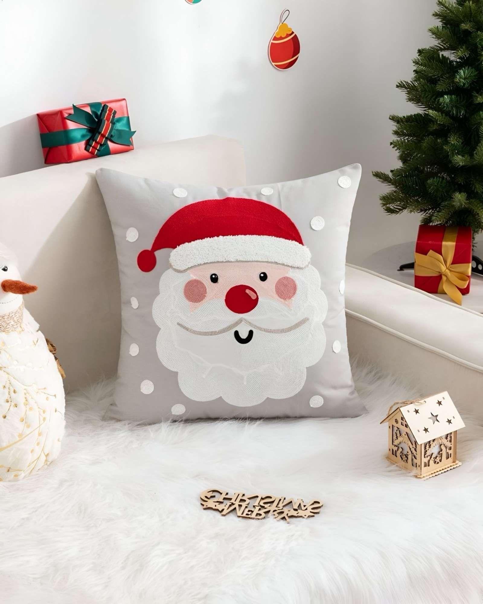 PACK DE 4 FUNDAS DE COJIN PARA NAVIDAD K3-1
