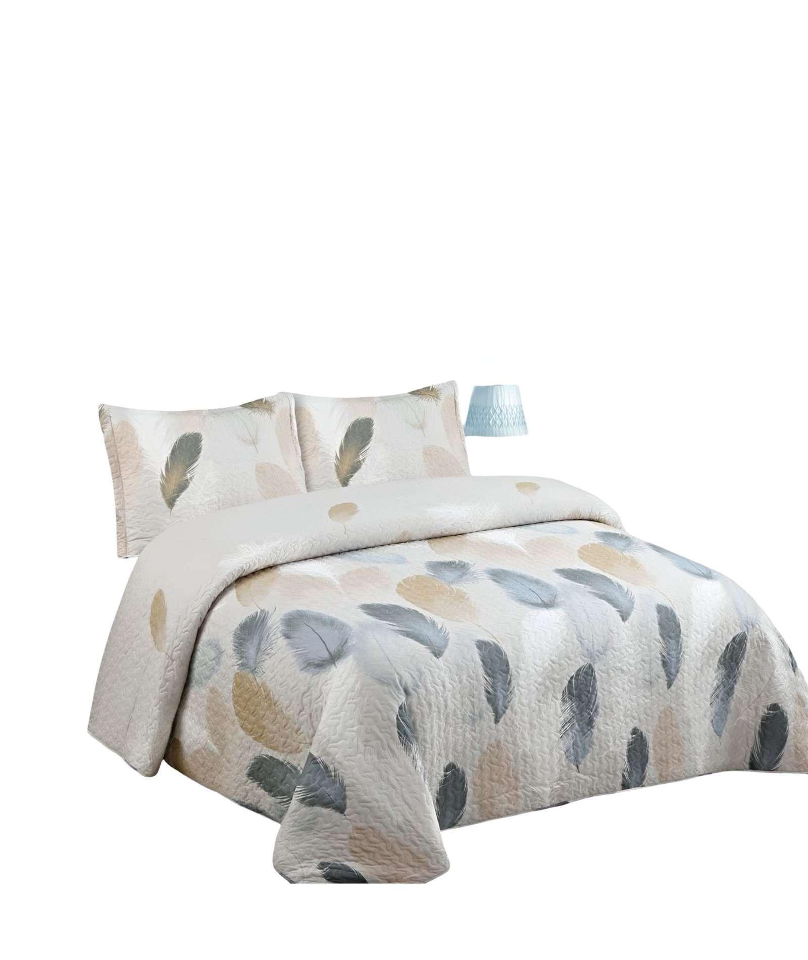 CUBRECAMA QUILT DE VERANO 2 PLAZAS A19-1