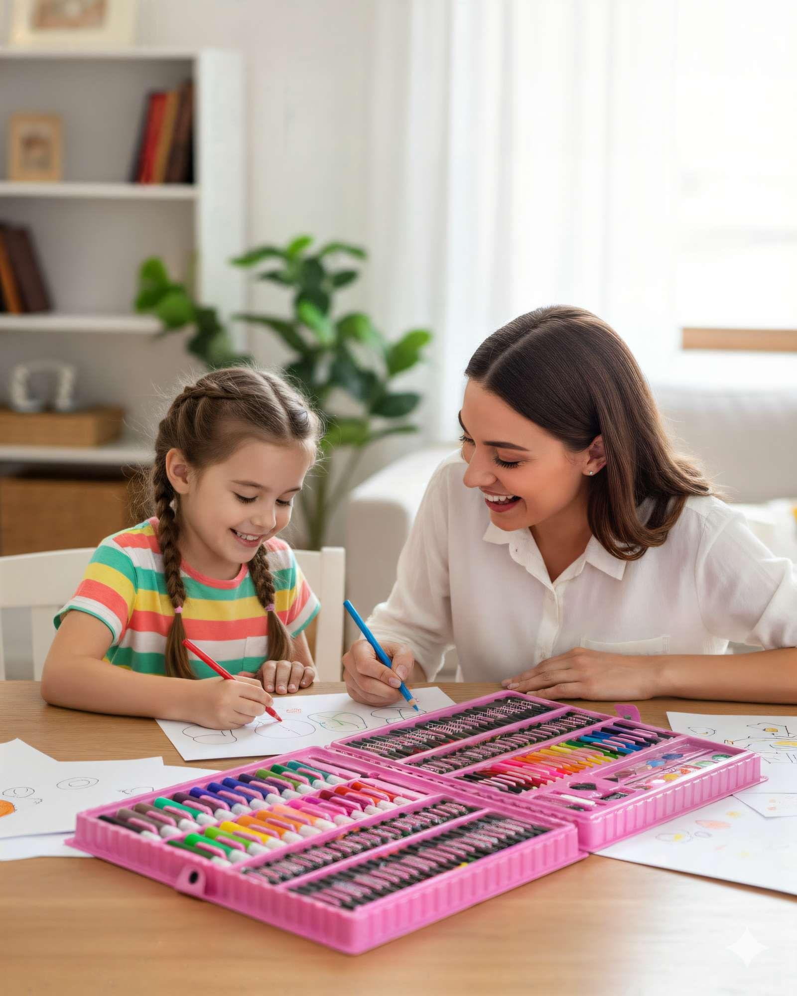 KIT DE 168 LÁPICES COLOR ROSA-3