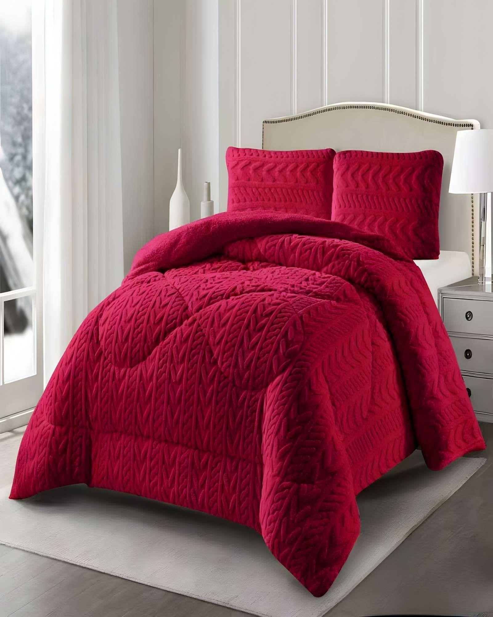 COBERTOR SHERPA TEXTURIZADO RM KING BURDEO-3