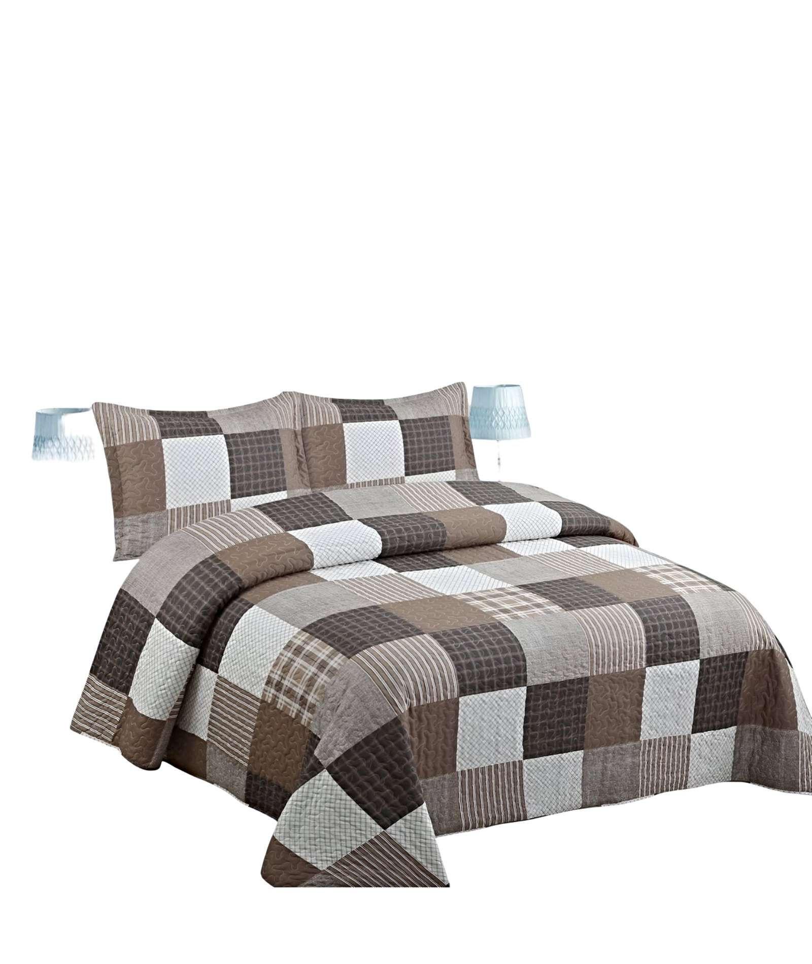 CUBRECAMA QUILT DE VERANO 2 PLAZAS A2-1