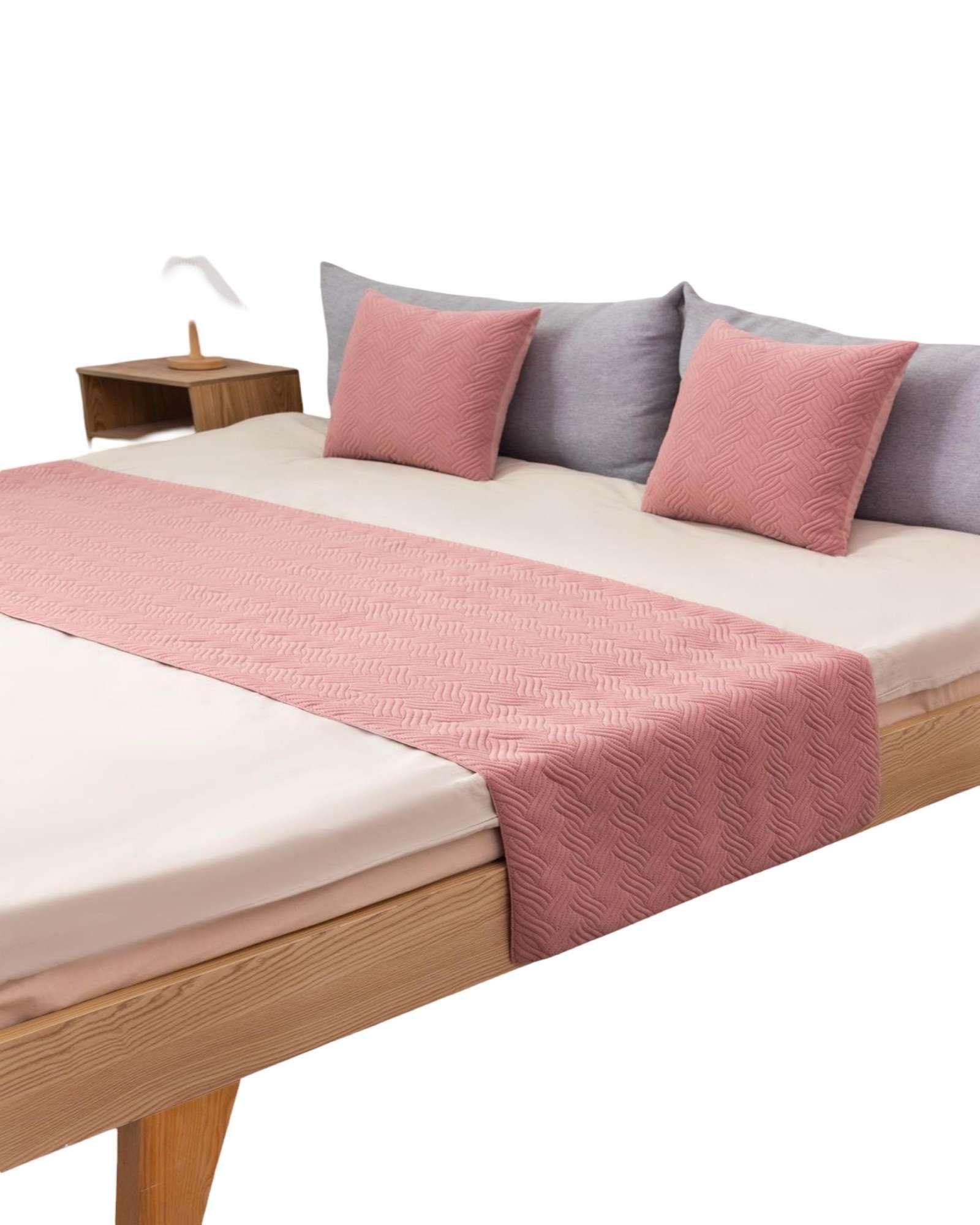 PIECERA SIN FUNDAS 2 PLAZAS ELEGANTE ROSA-2