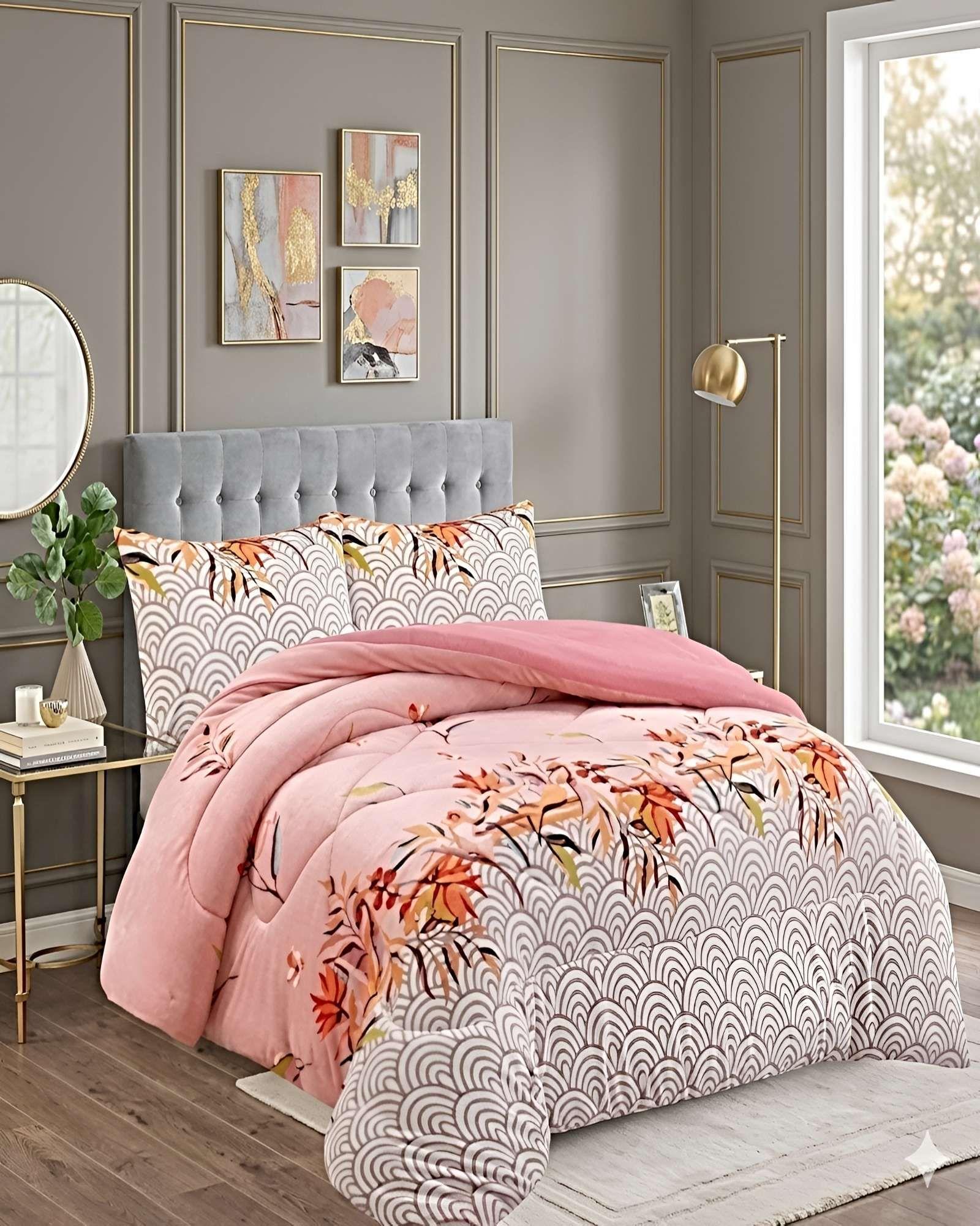 SET COBERTOR DE INVIERNO PLUSH 2 PLAZAS 230X250CM MULTICOLOR 2-2