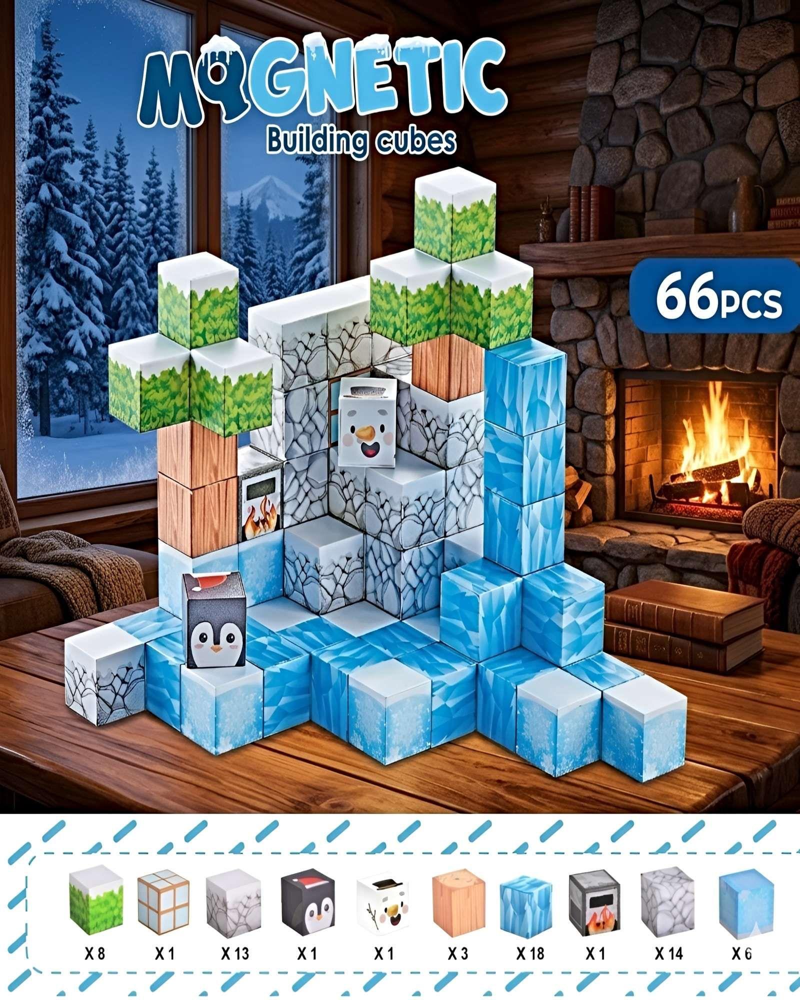 Cubo Magnético de Construcción 3D 66 piezas-2