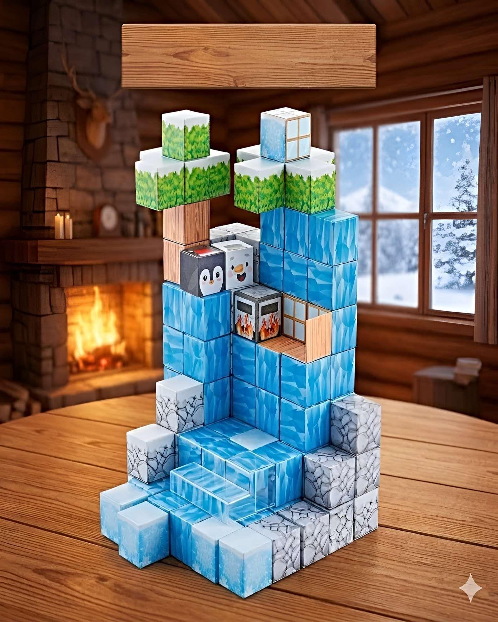 Cubo Magnético de Construcción 3D 66 piezas-3