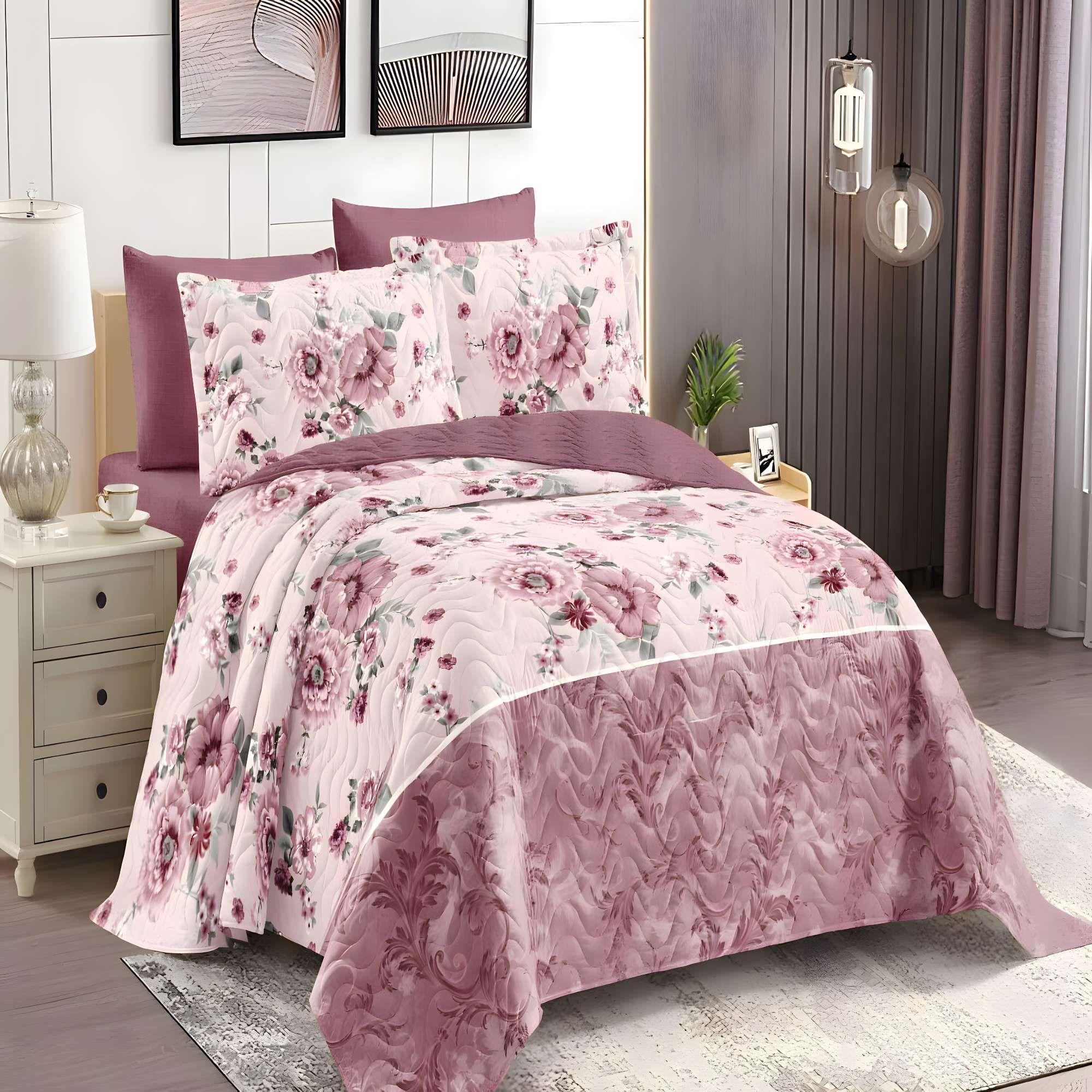 CUBRECAMA PREMIUM DE VERANO CON DISEÑO 2 PLAZA B25-0