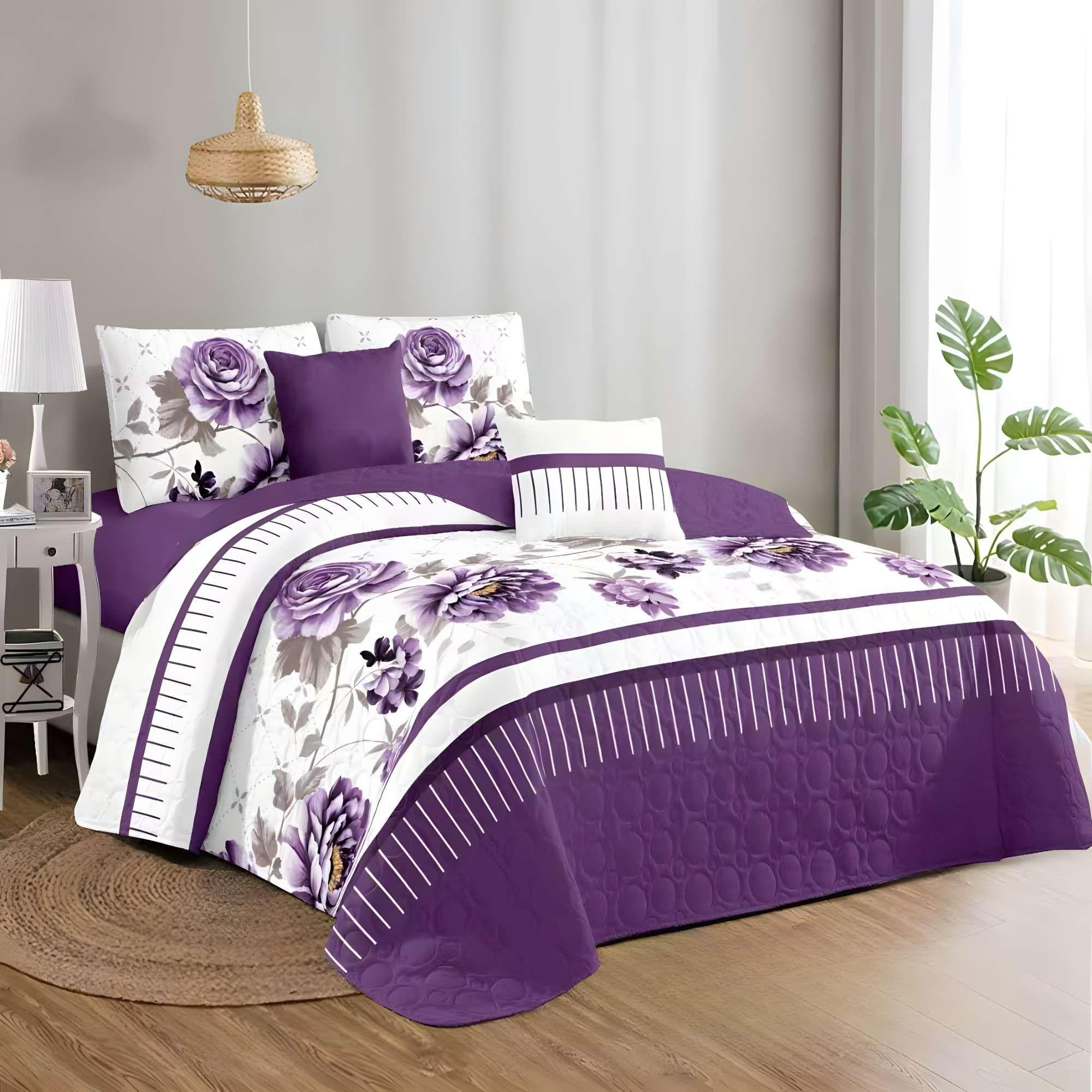 CUBRECAMA PREMIUM DE VERANO CON DISEÑO 2 PLAZA B20-1