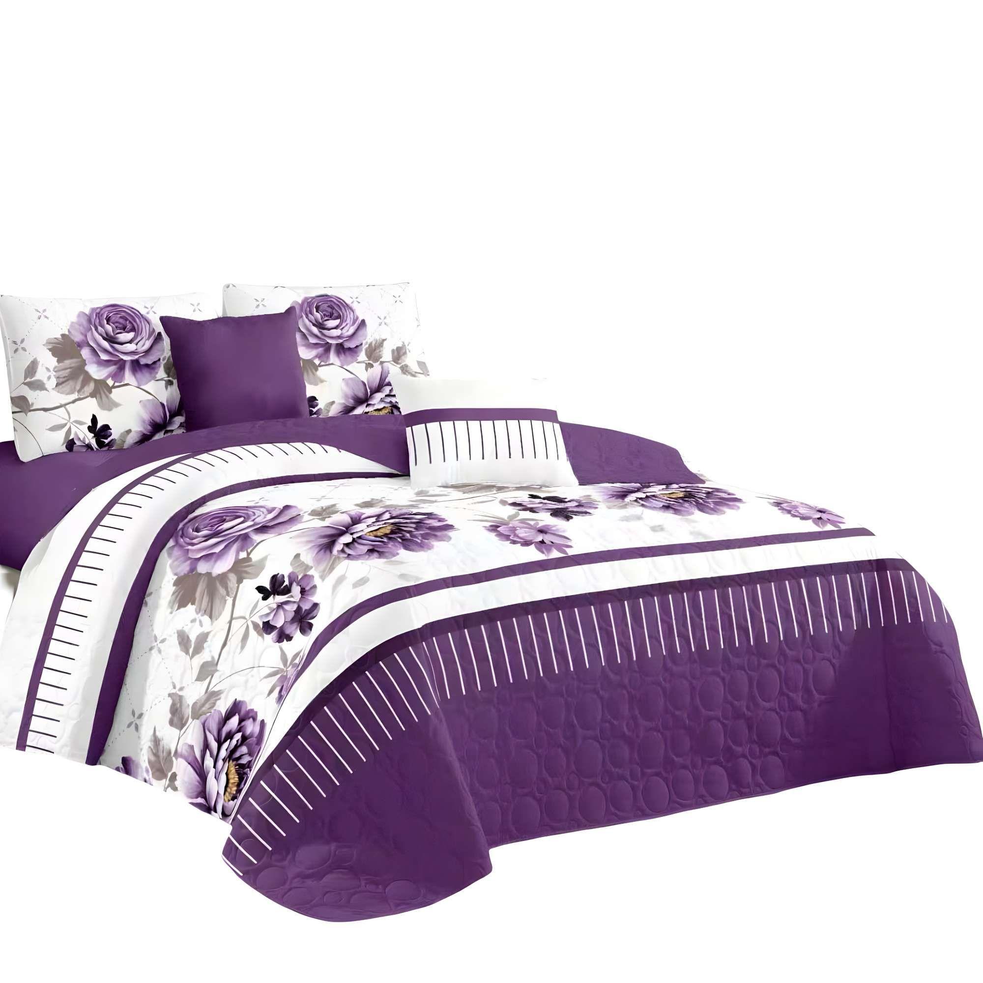 CUBRECAMA PREMIUM DE VERANO CON DISEÑO 2 PLAZA B20-3