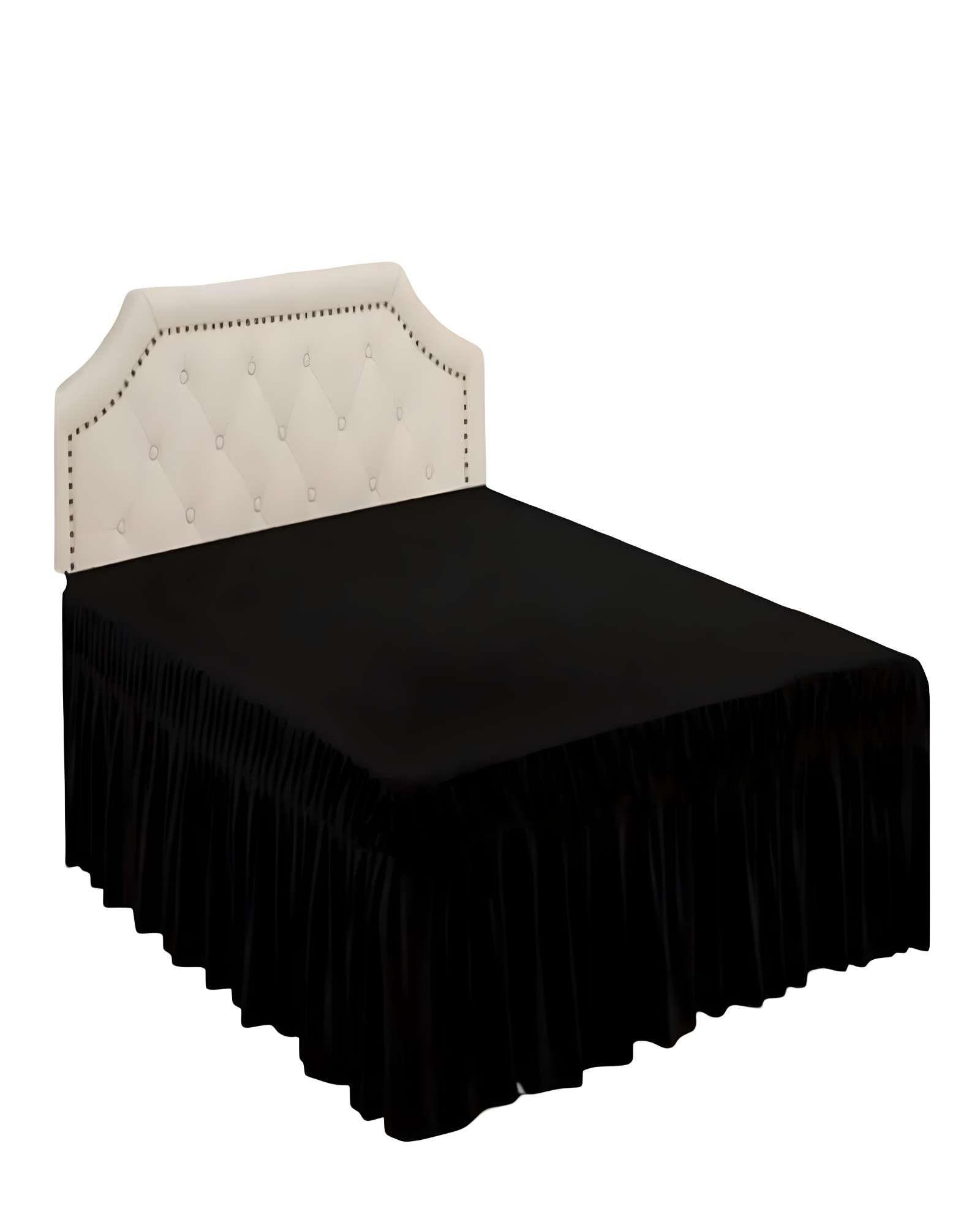 FALDON DE CAMA SIN FUNDA KING NEGRO-1