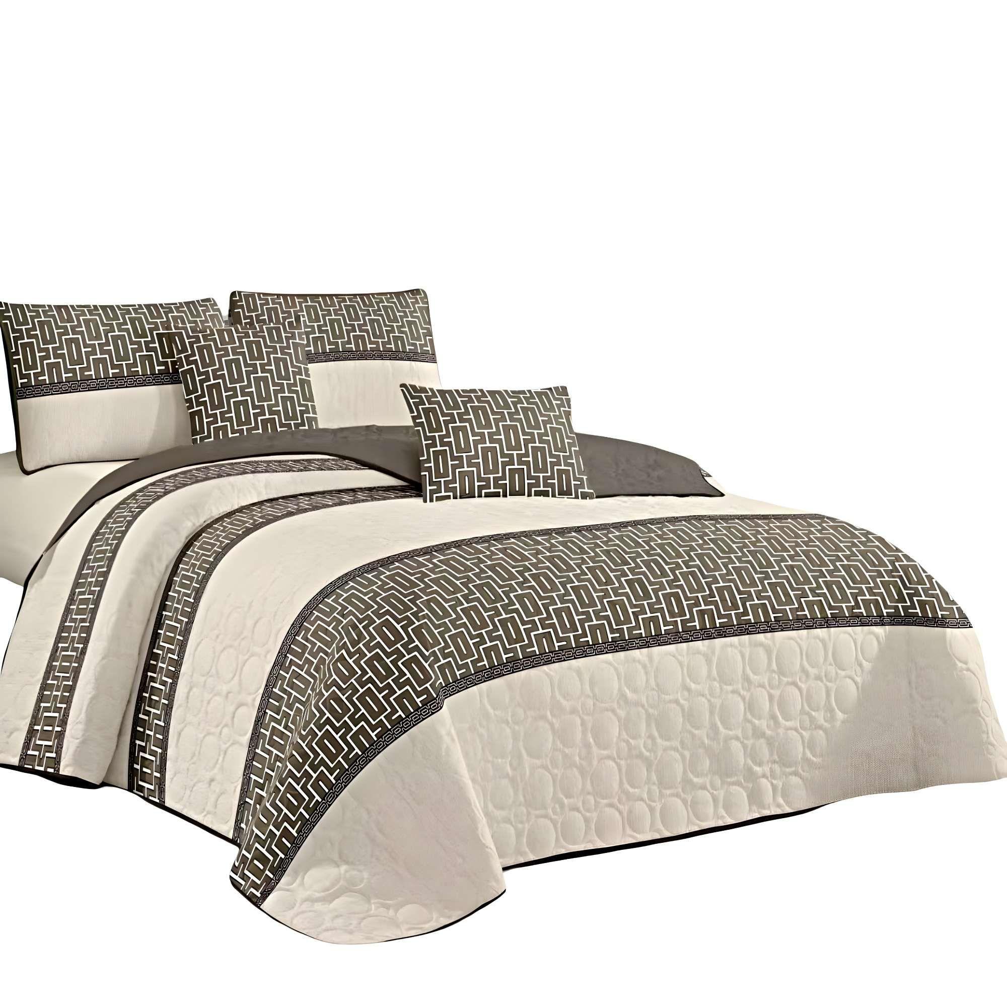 CUBRECAMA QUILT DE VERANO ULTRA FRESCO KING C3-0