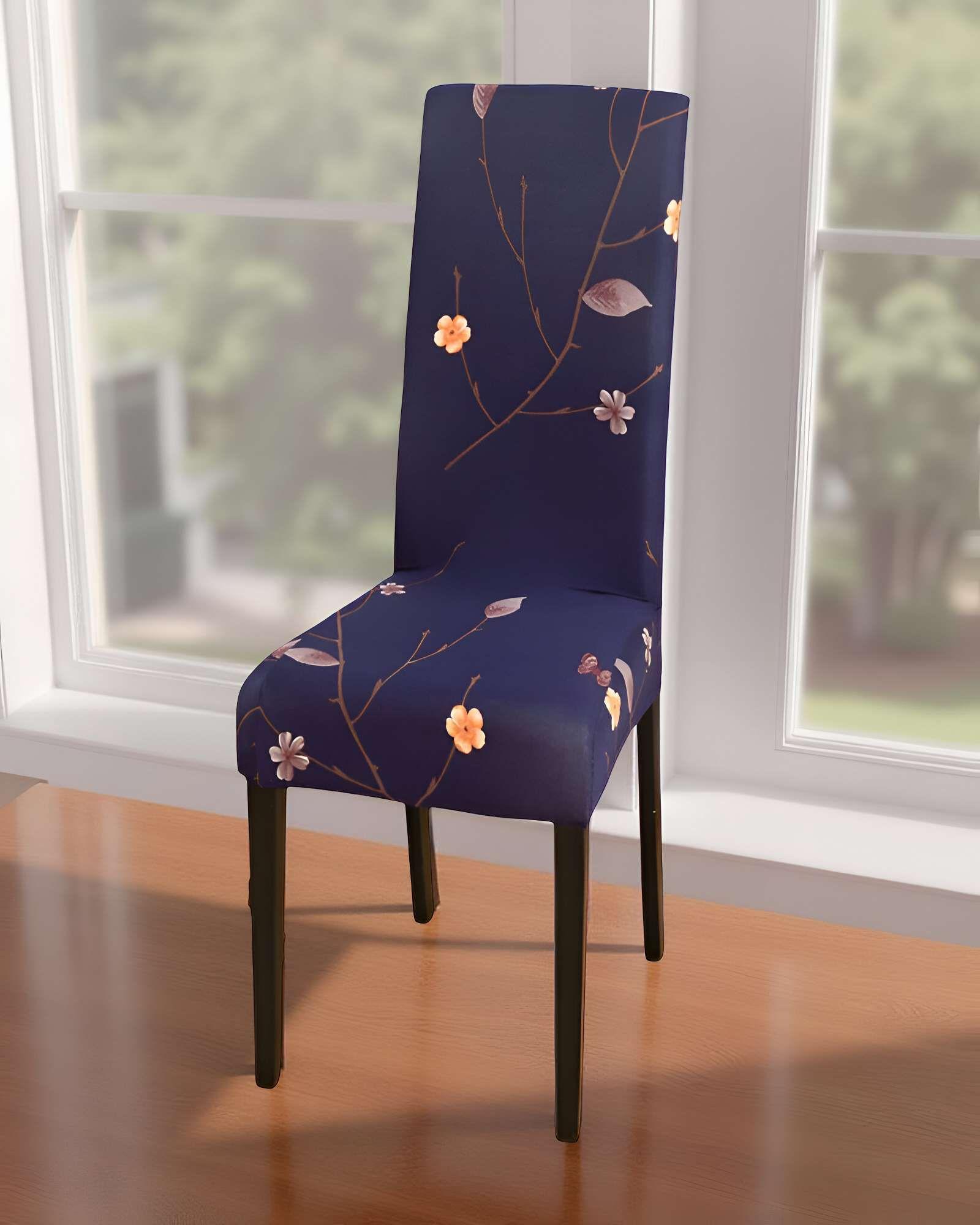 SET DE 6 FUNDAS DE SILLA ELASTICADAS CON DISEÑO ESTAMPADO F23-3