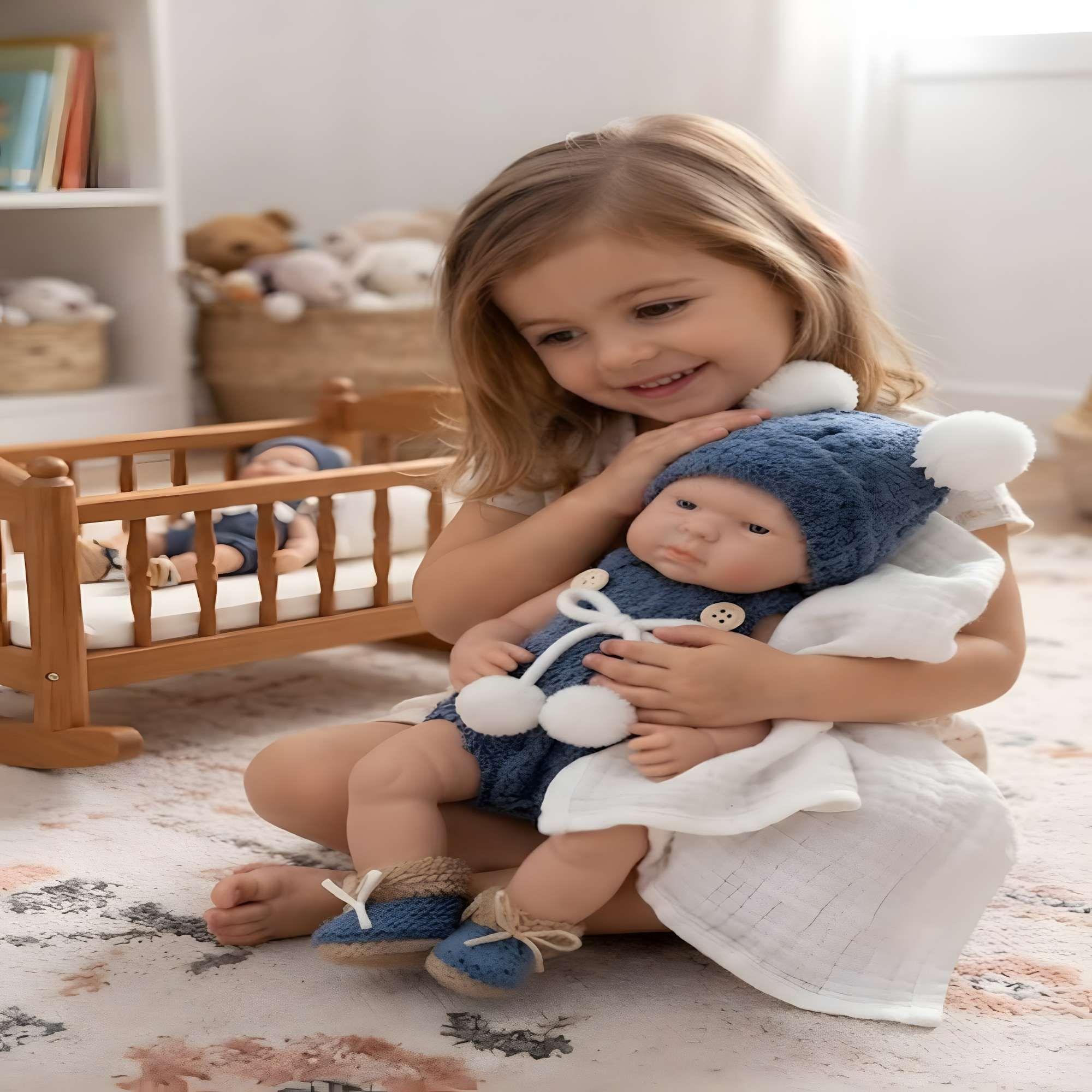 MUÑECO SO LOVELY NIÑO COLOR AZUL 31CM -2