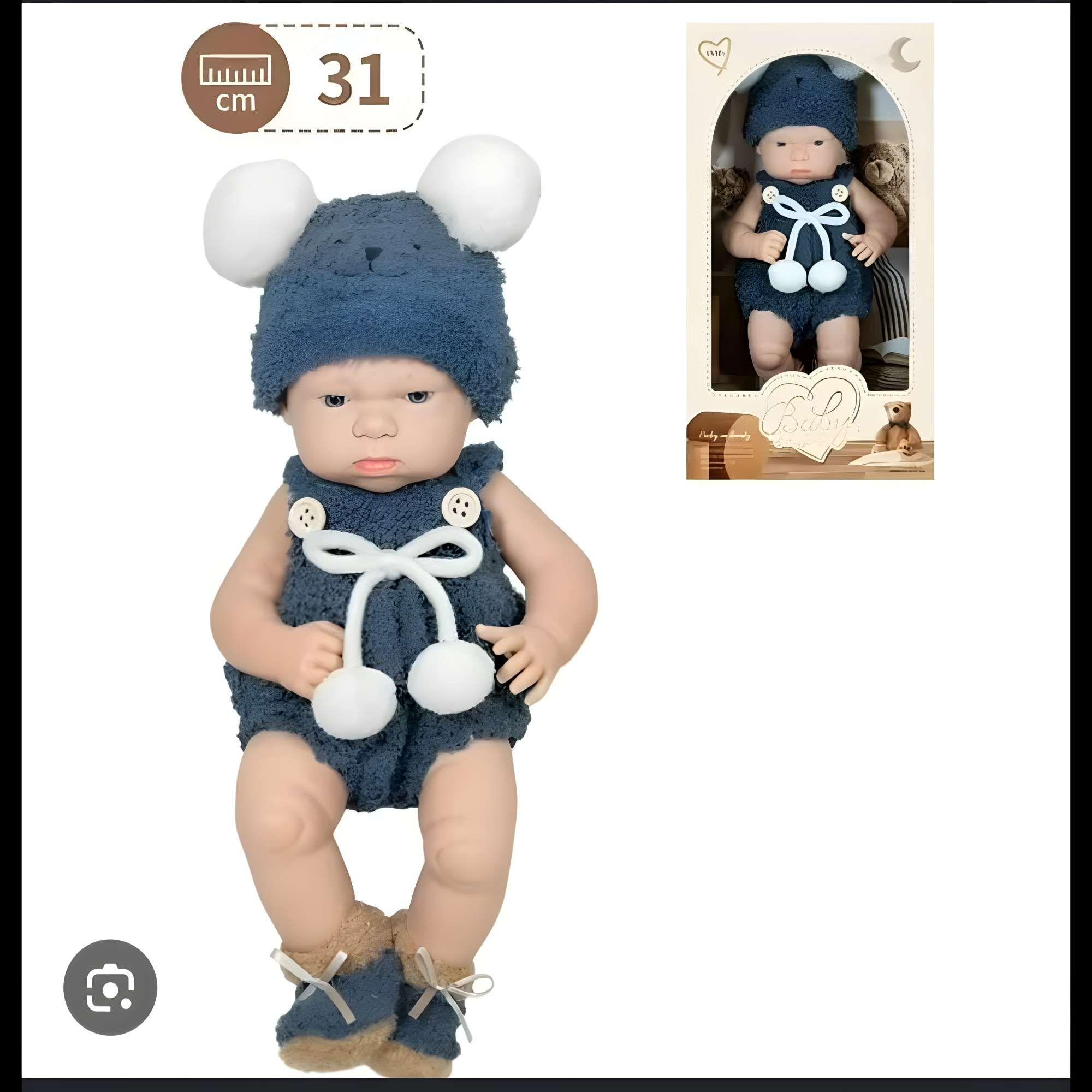 MUÑECO SO LOVELY NIÑO COLOR AZUL 31CM -3