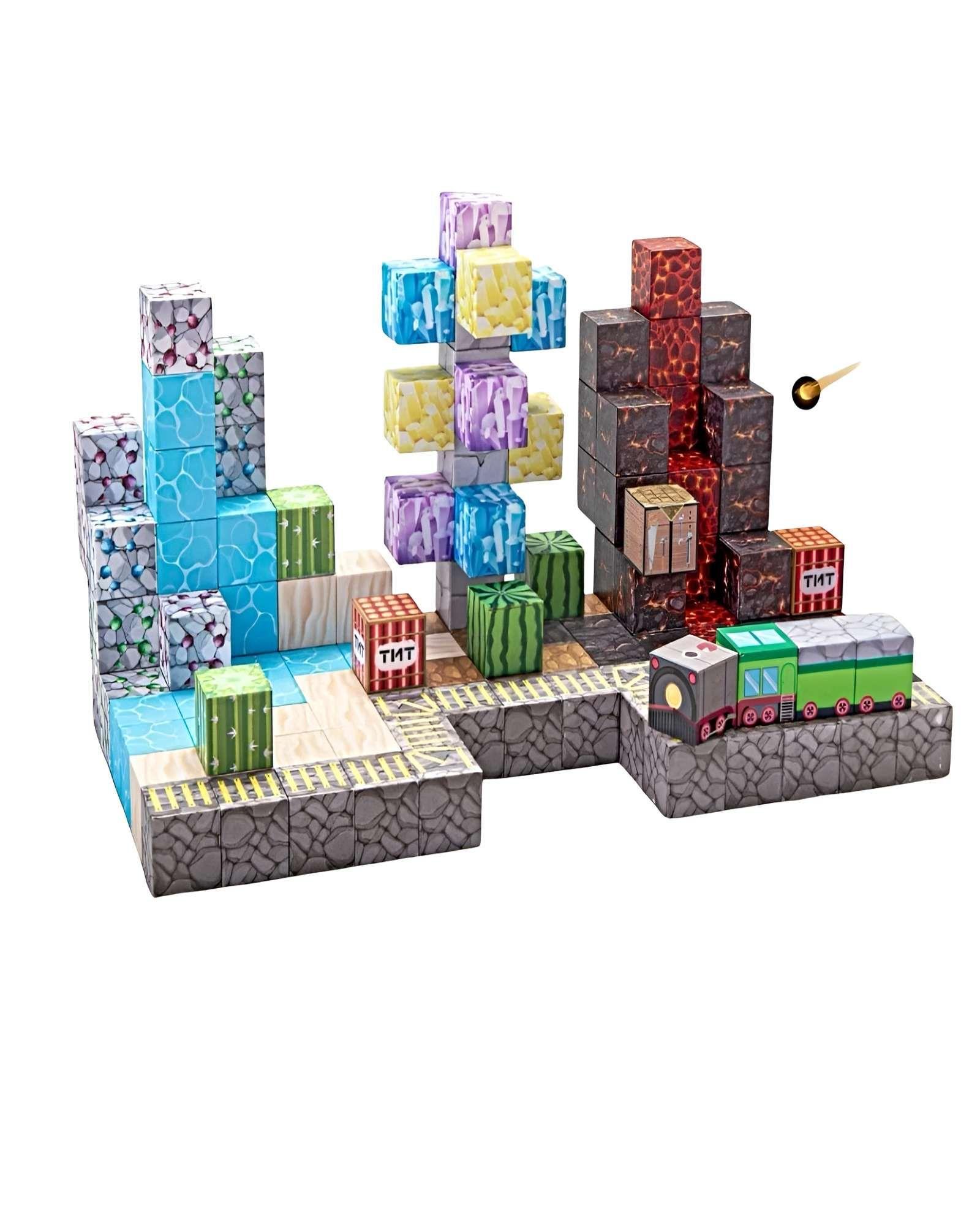 Cubo Magnético de Construcción 3D 125 piezas-0