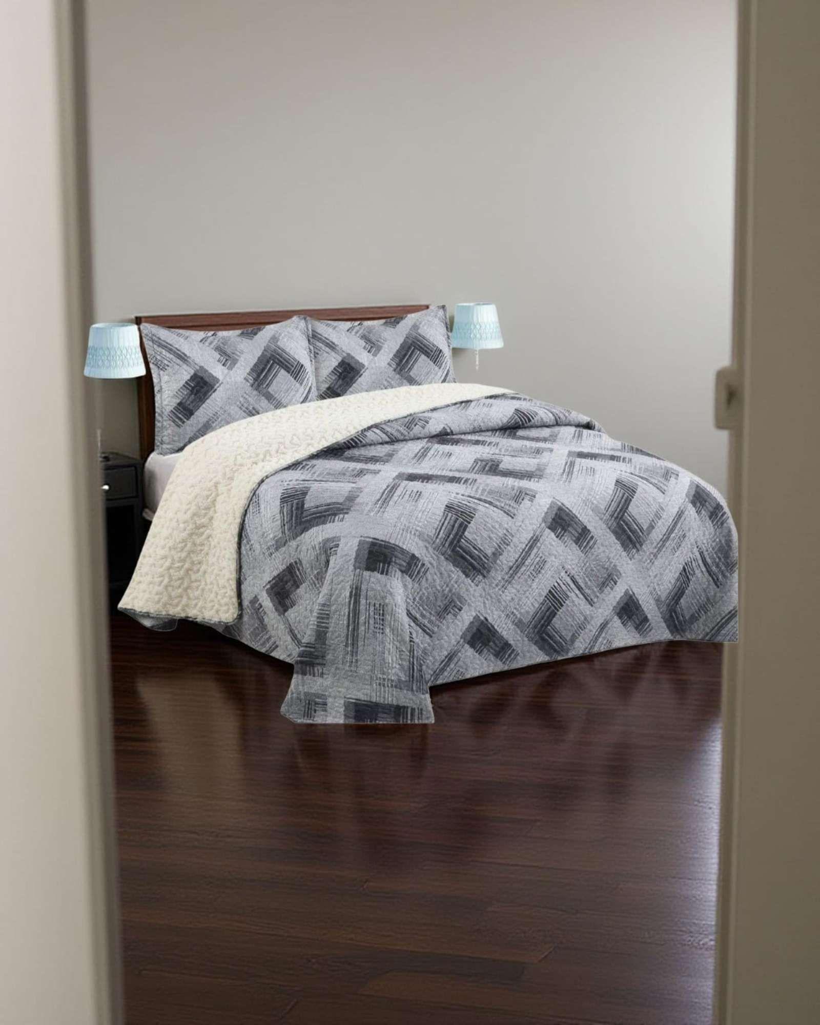 CUBRECAMA QUILT CON CHIPORRO 2P P20-2