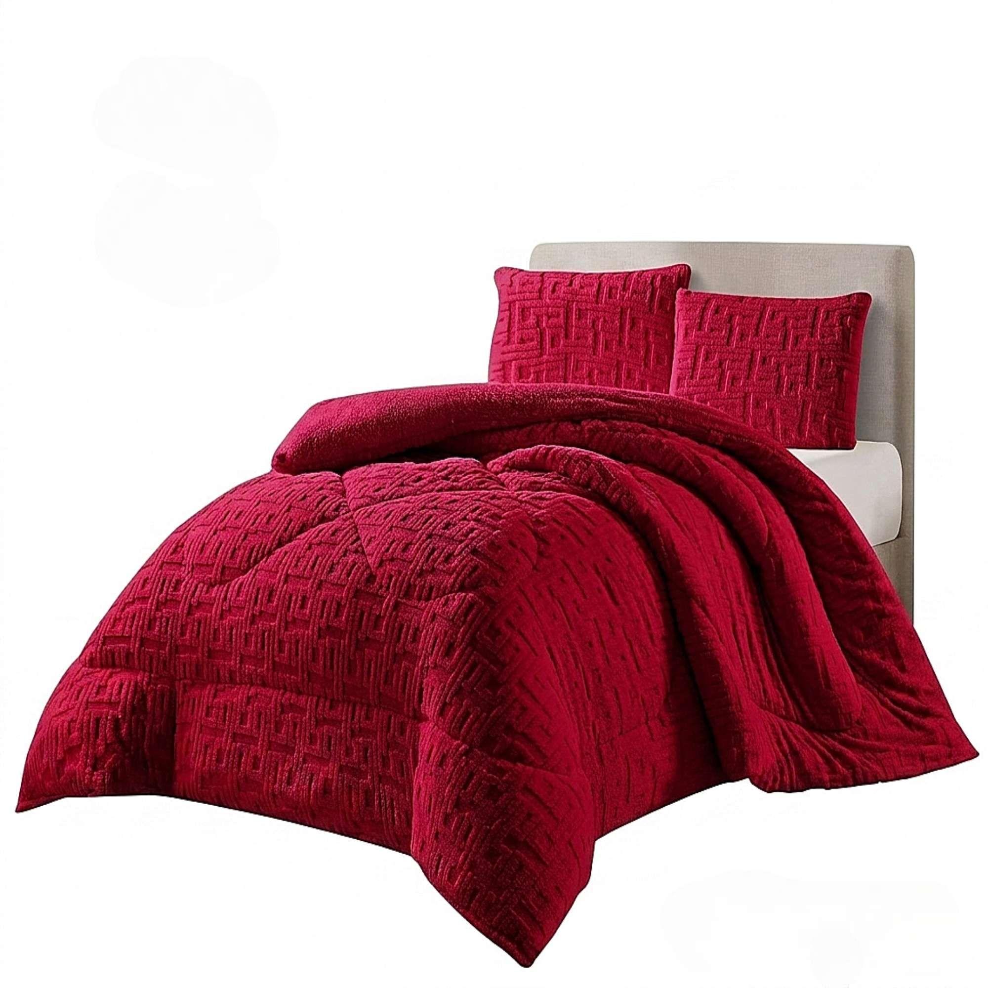 COBERTOR SHERPA TEXTURIZADO RH 2 PLAZAS BURDEO-3