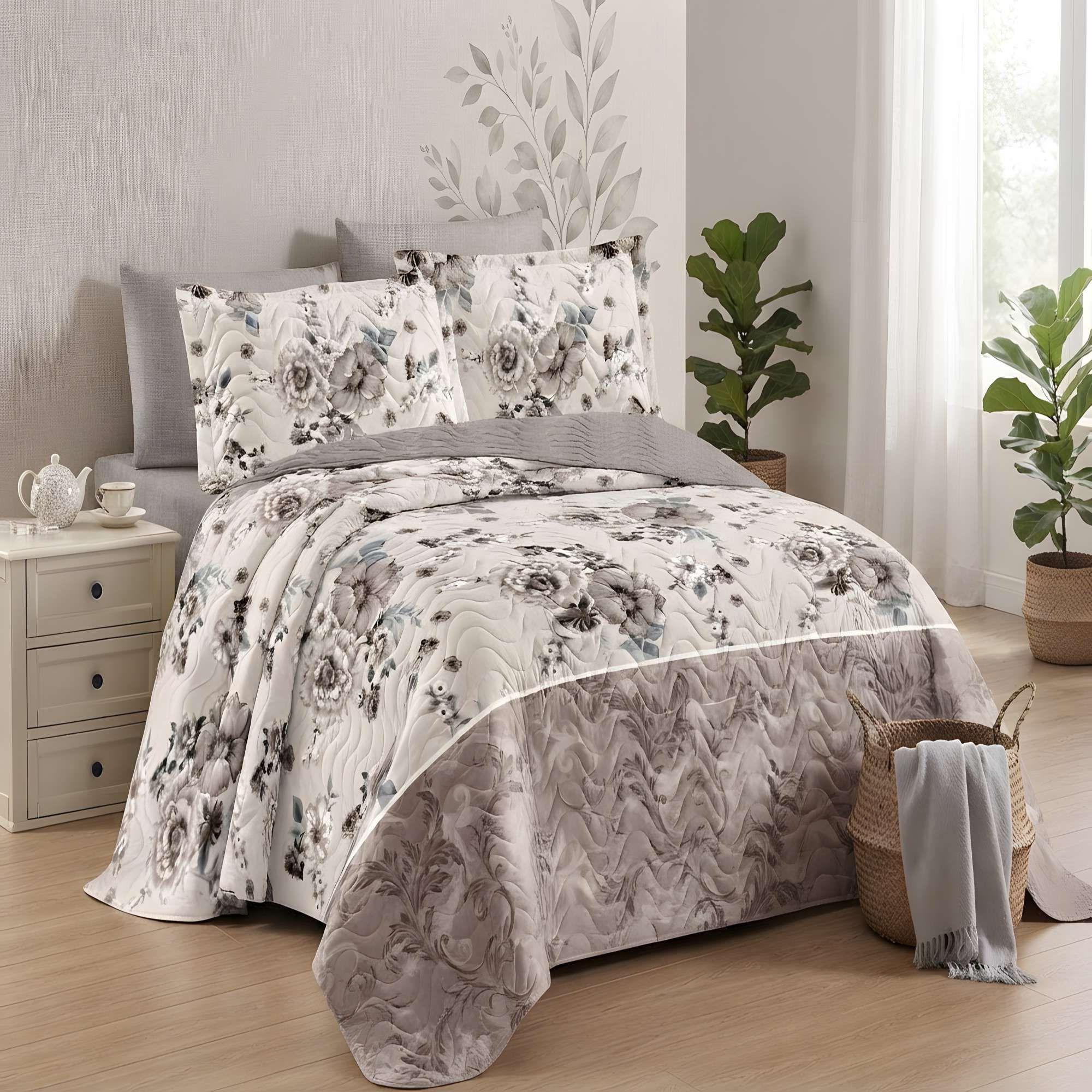 CUBRECAMA PREMIUM DE VERANO CON DISEÑO 1,5P B10-1