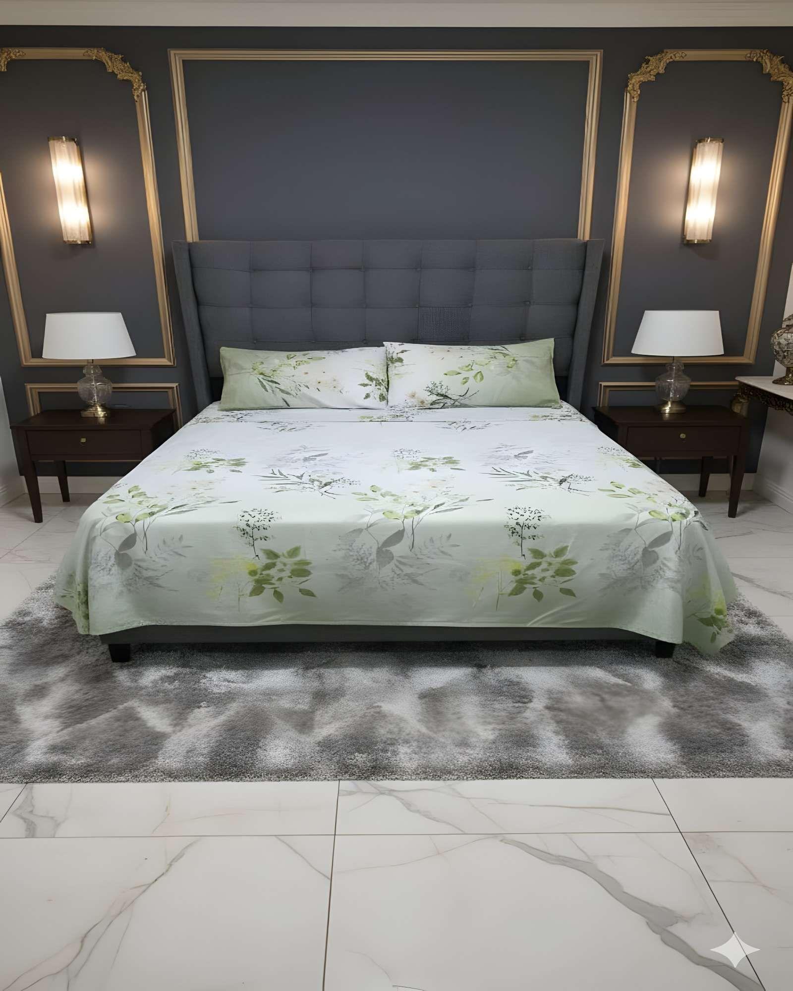 SET DE SABANAS 100% EXTRASUAVE PLAZA Y MEDIA VERDE-3