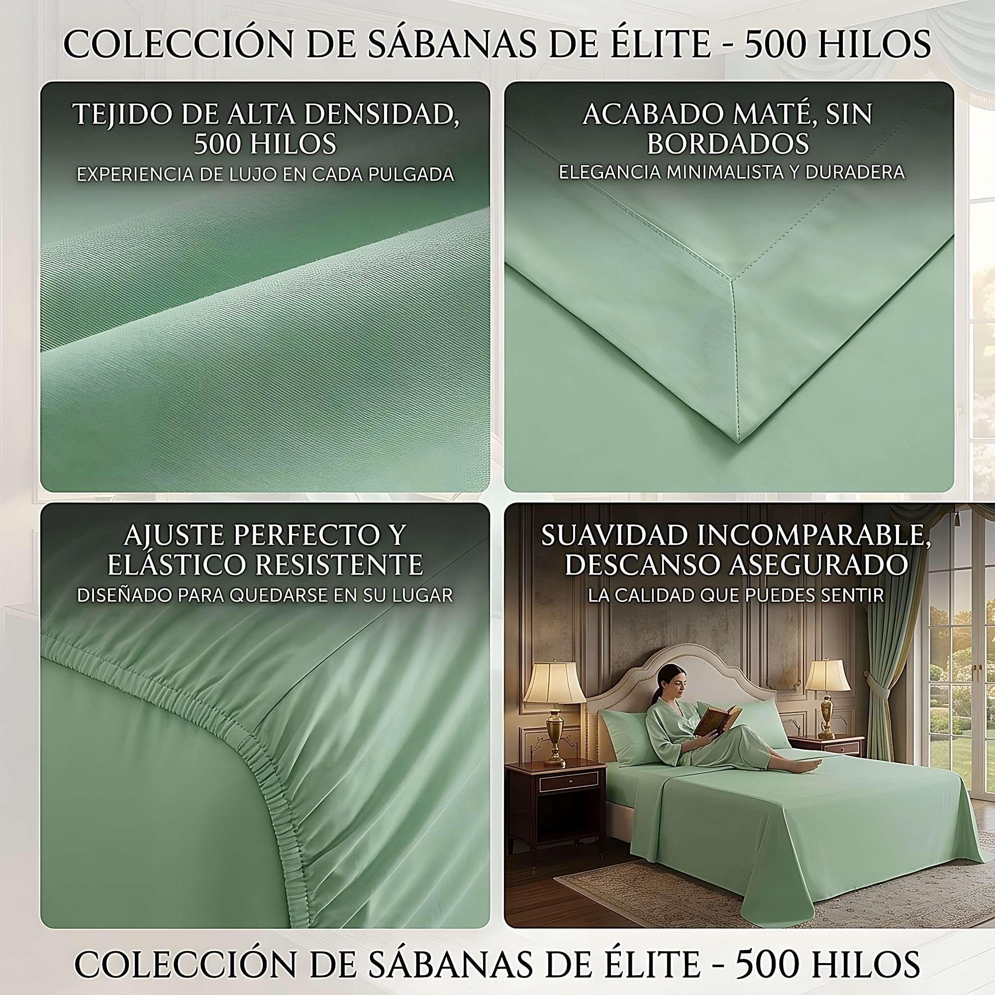 SET DE SABANAS DE 500 HILOS KING W1-3