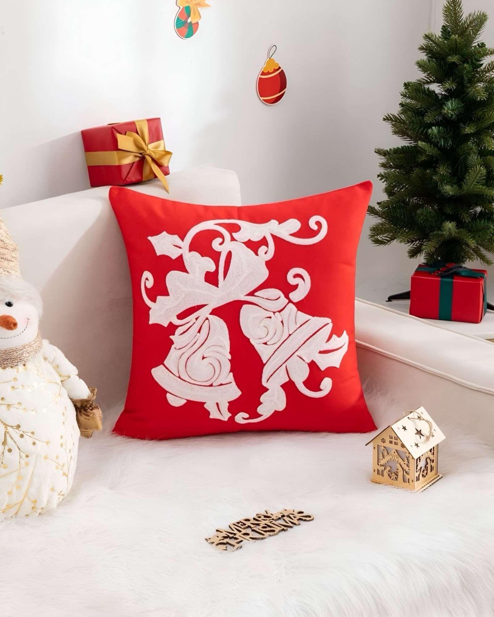 PACK DE 4 FUNDAS DE COJIN PARA NAVIDAD K12-1
