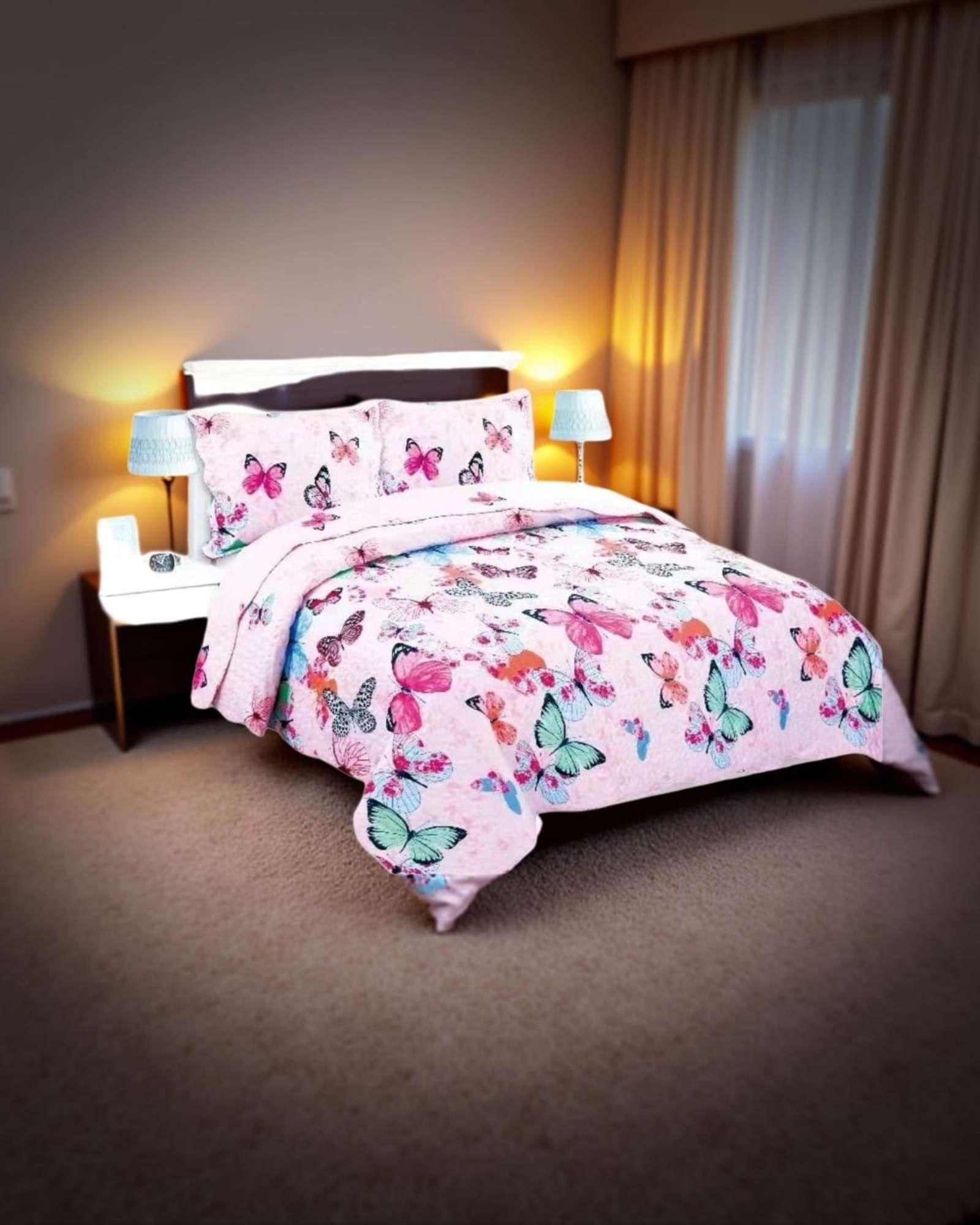 CUBRECAMA QUILT DE VERANO PLAZA Y MEDIA 180x230cm V10-2