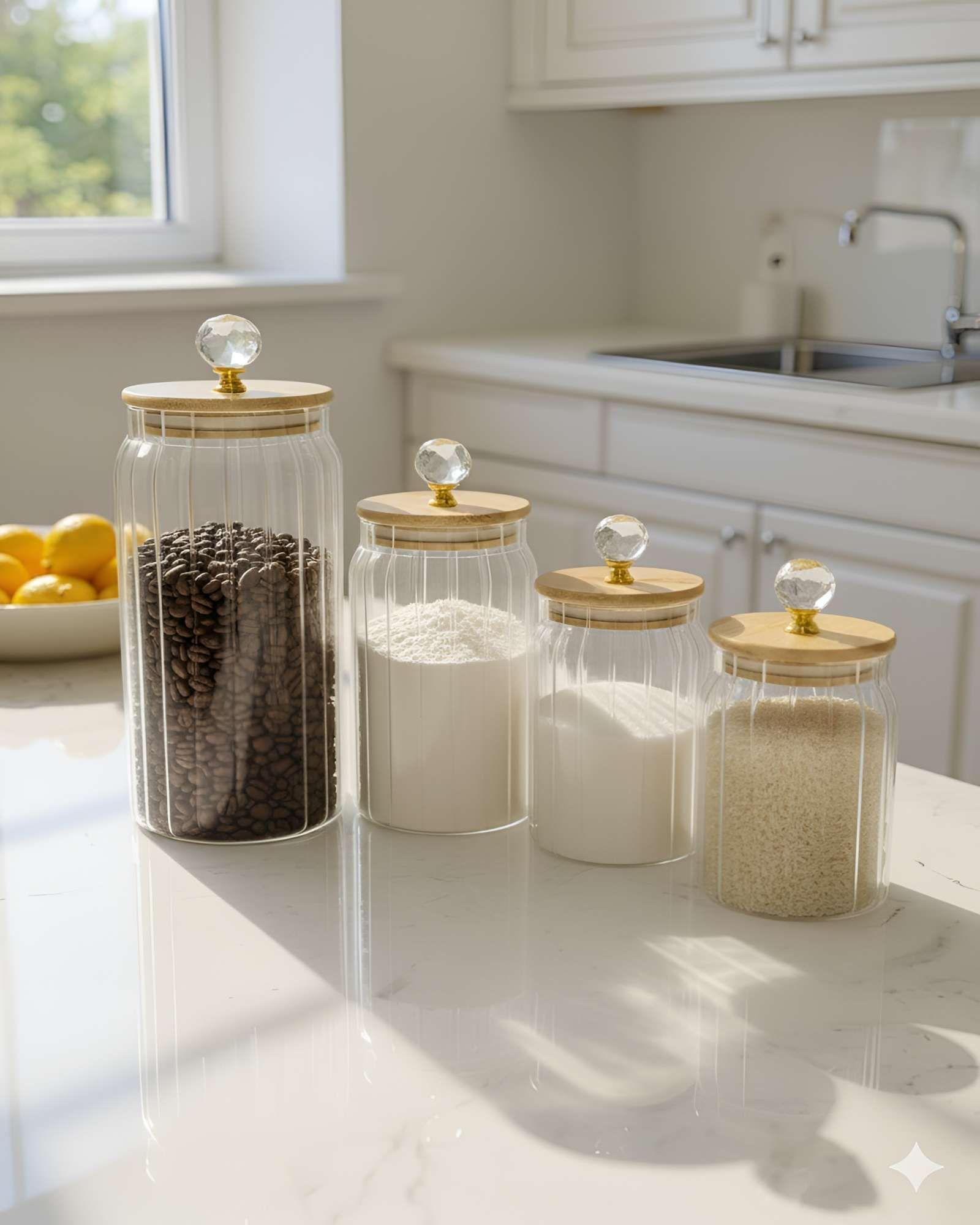 Pack de 4 contenedores con diseño unico 02-3