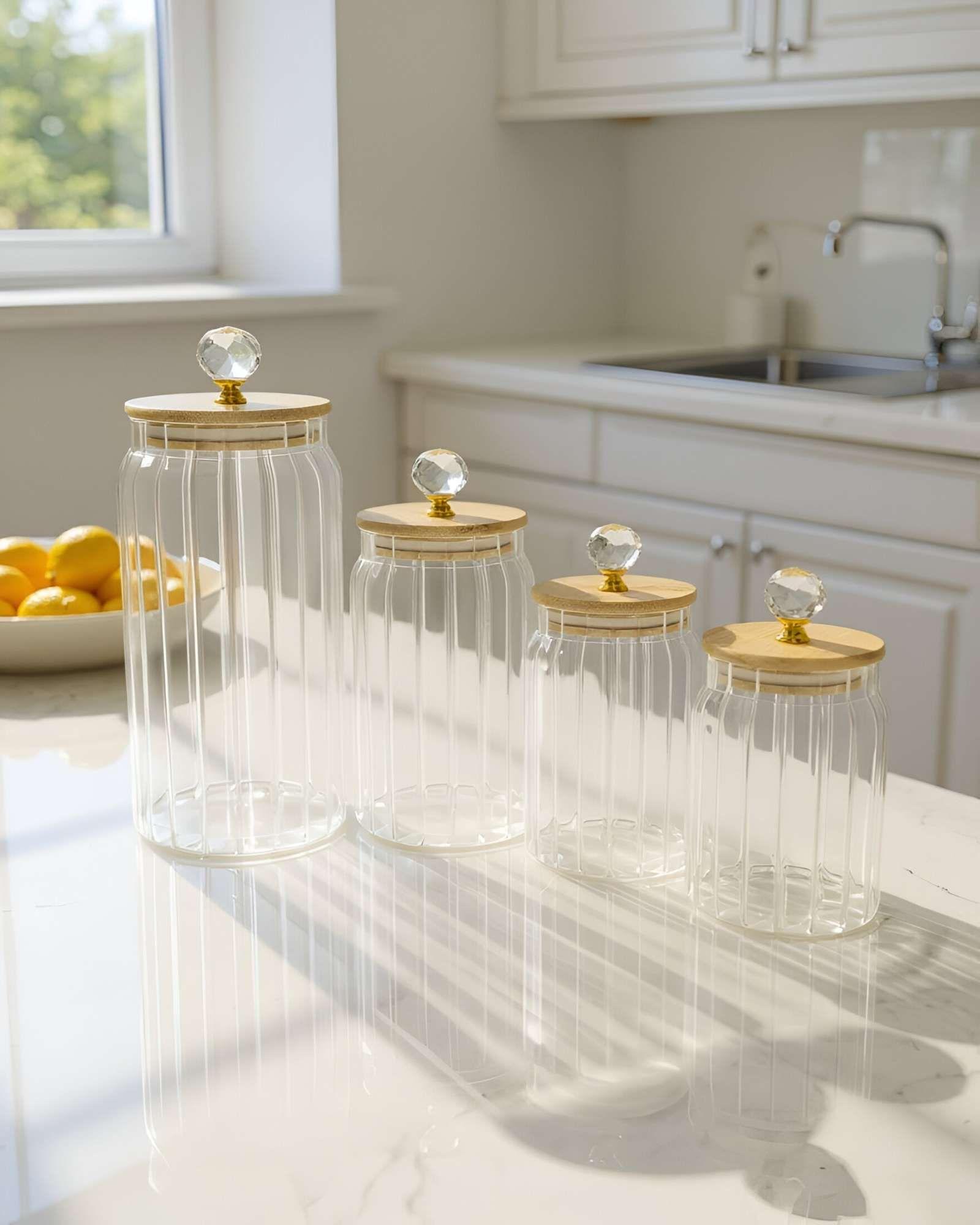 Pack de 4 contenedores con diseño unico 02-4