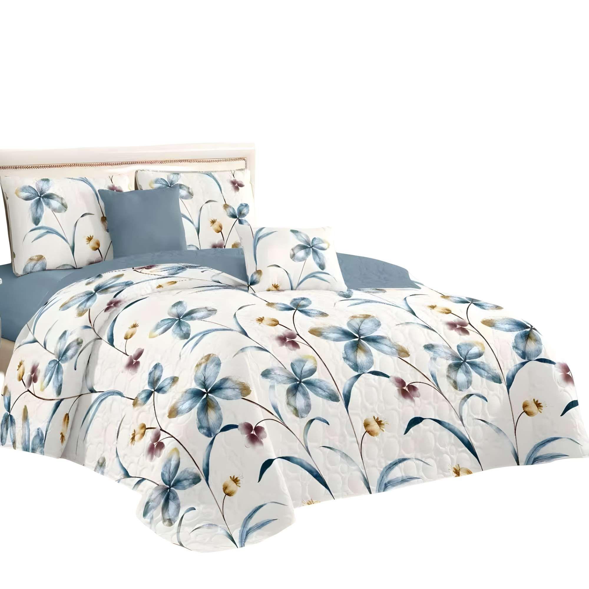 CUBRECAMA PREMIUM DE VERANO CON DISEÑO 2 PLAZA B9-3