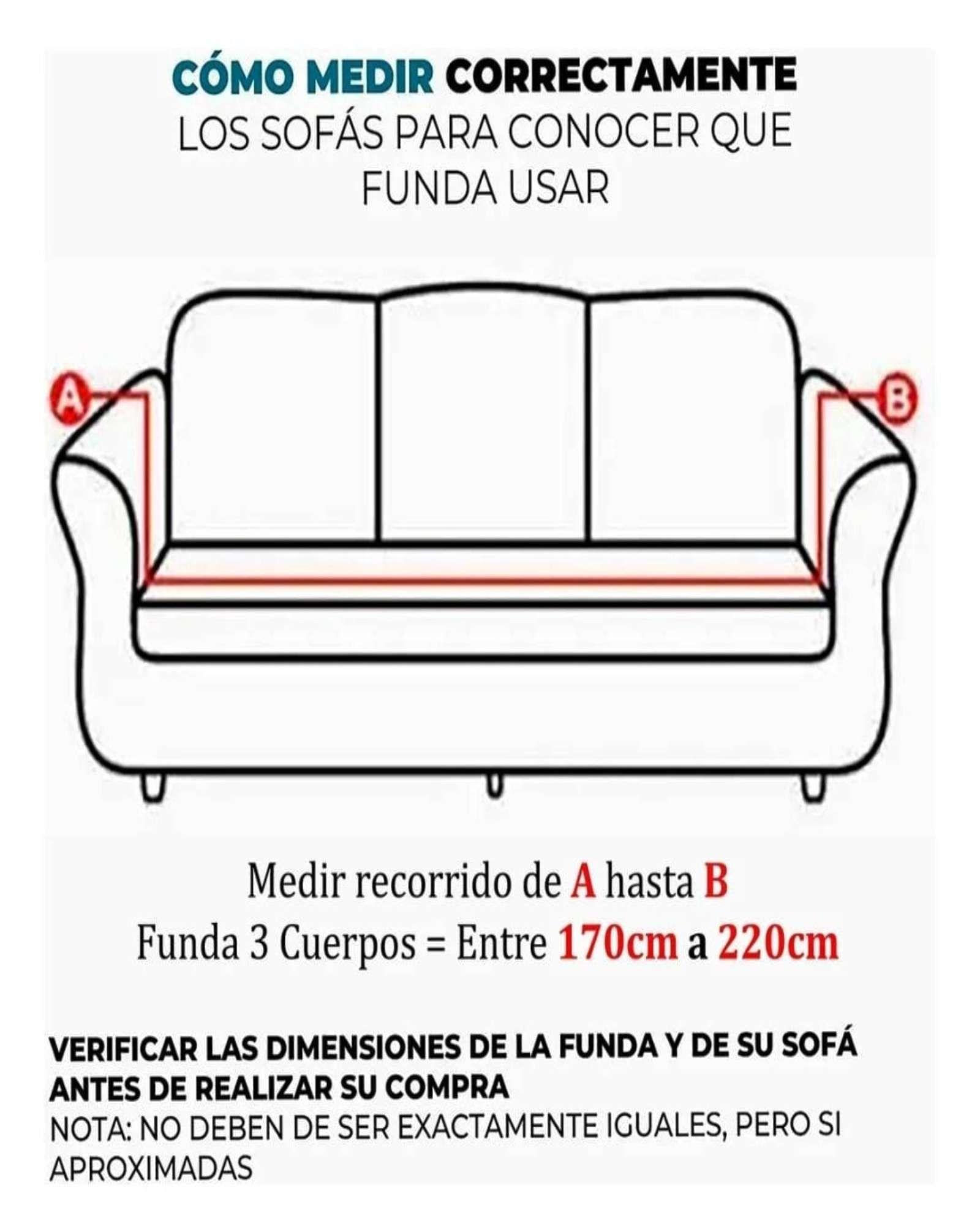 FUNDA DE SILLON 3 CUERPOS CUADRILLE COLOR NEGRO-3