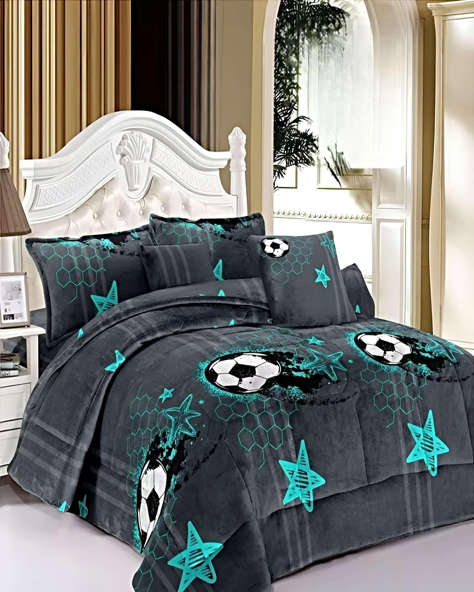 SET COBERTOR DE INVIERNO PLUSH 1.5 PLAZA 180X200CM P01-2