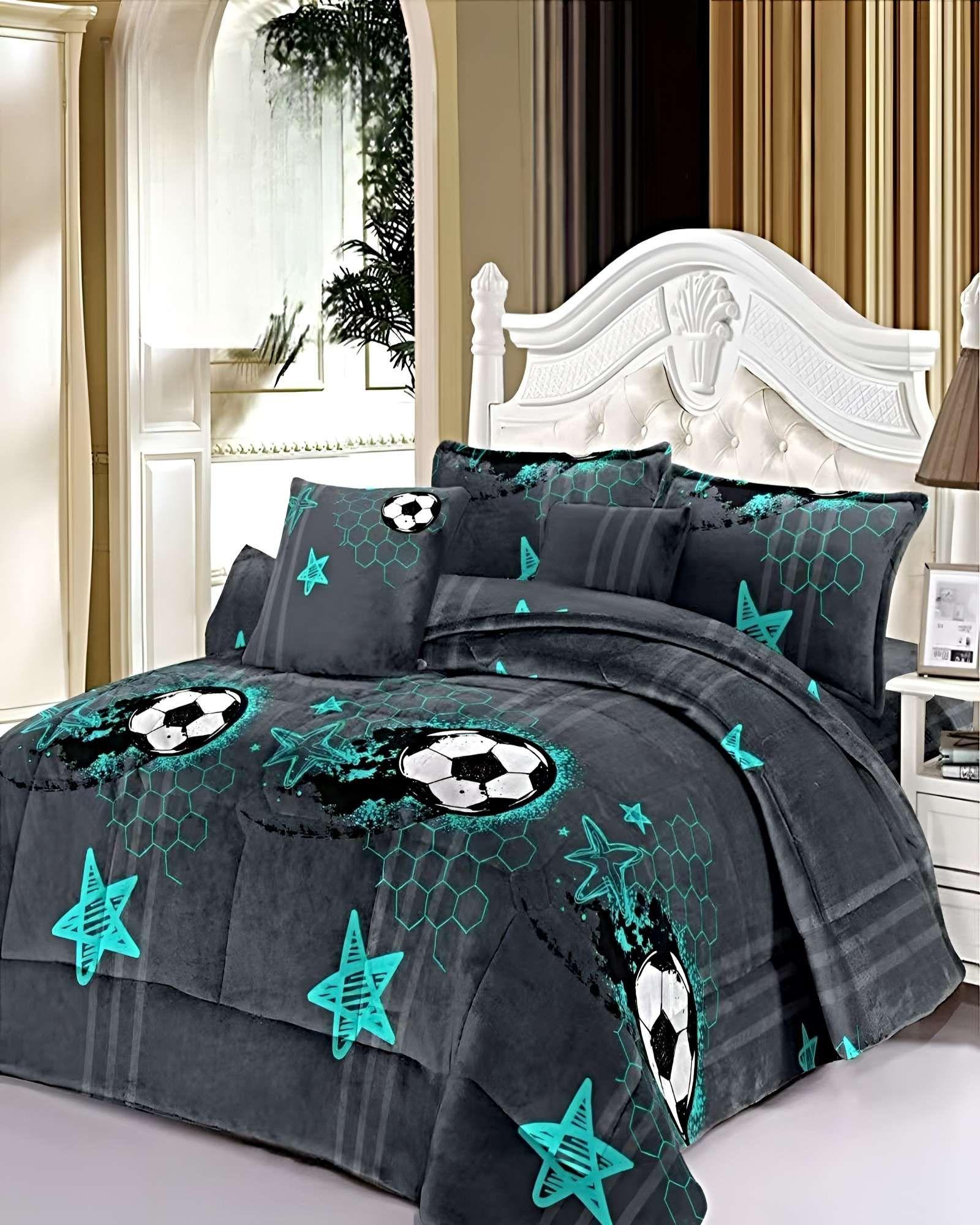 SET COBERTOR DE INVIERNO PLUSH 1.5 PLAZA 180X200CM P01-3