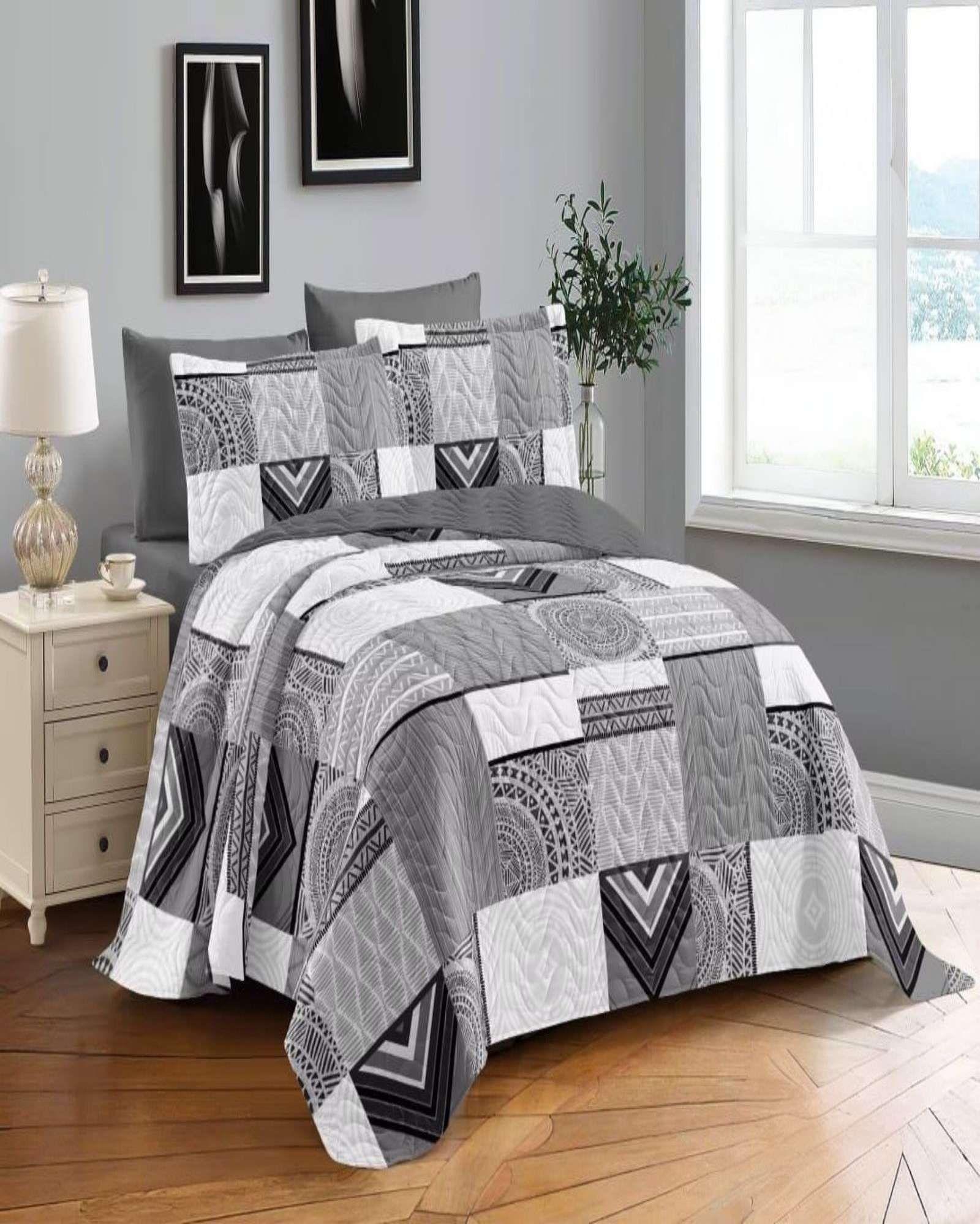 quilt cubrecama verano plaza y media V13-3