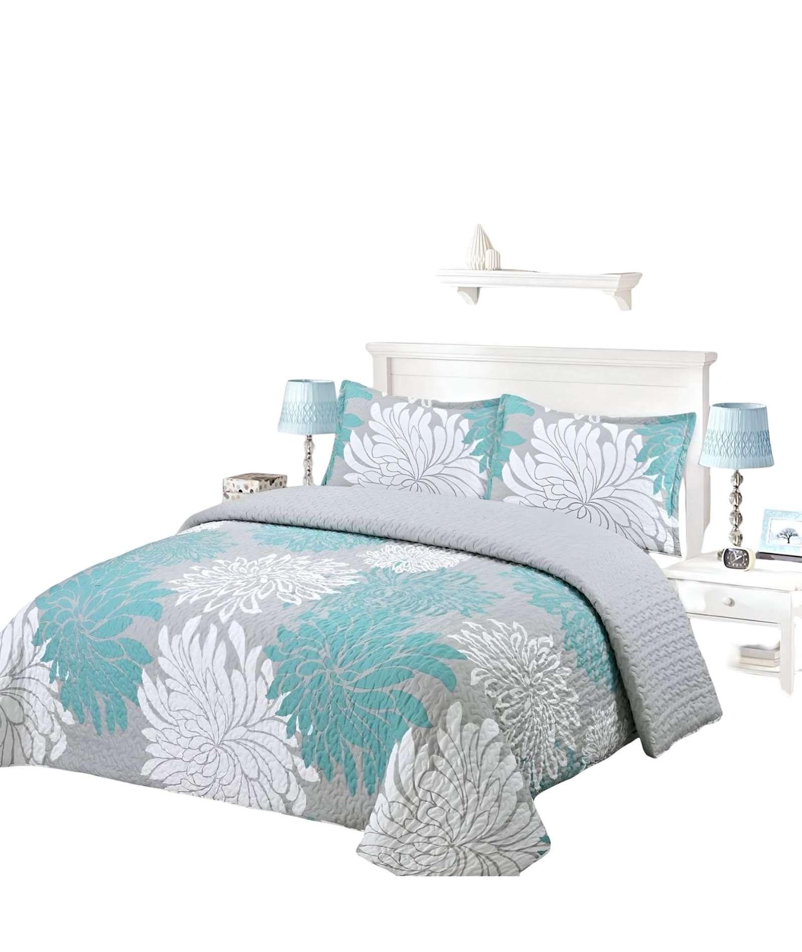 CUBRECAMA QUILT DE VERANO PLAZA Y MEDIA A26-0