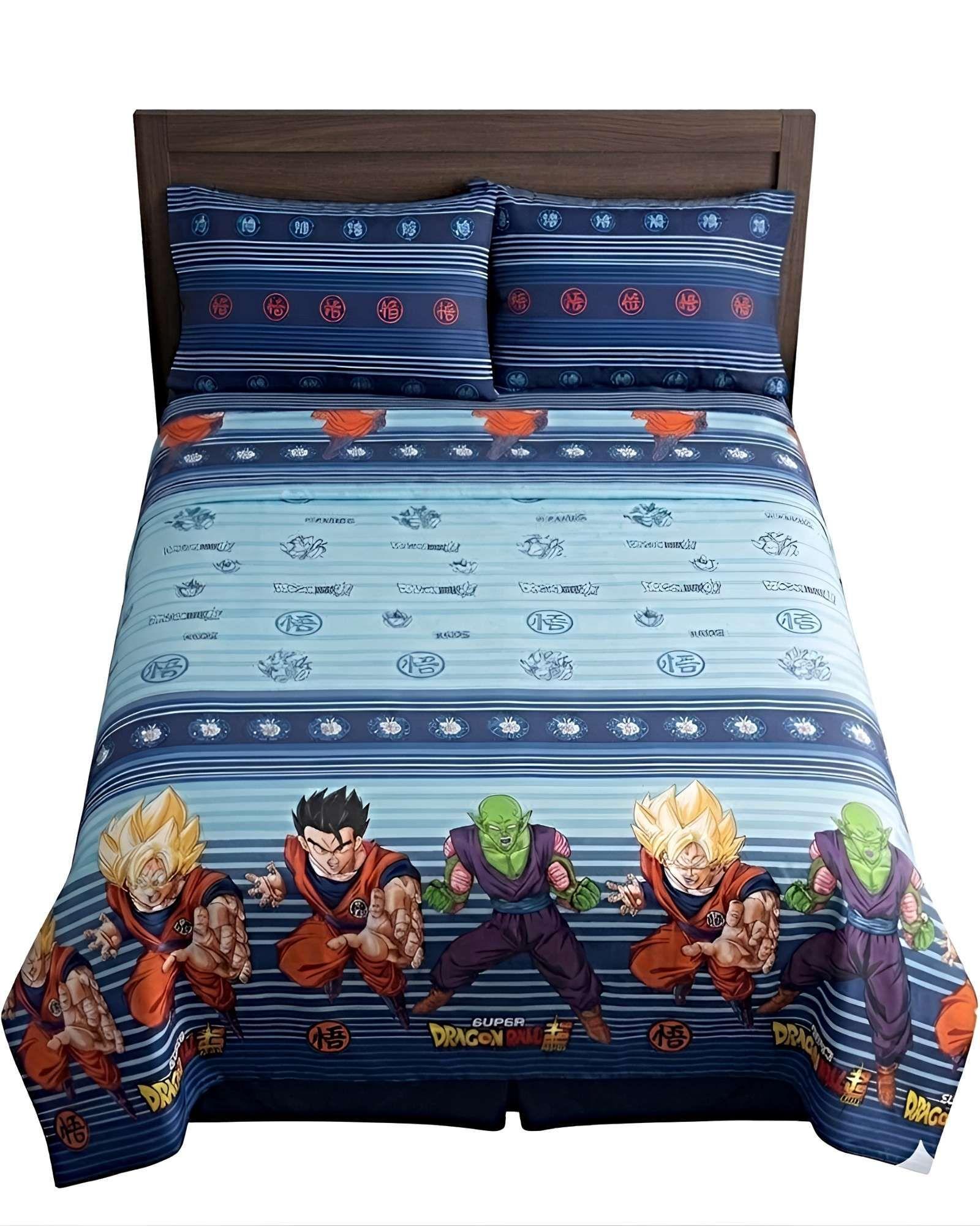 SET DE SABANA INFANTIL POLIESTER PLAZA Y MEDIA 165 X 240 CM AZUL-0