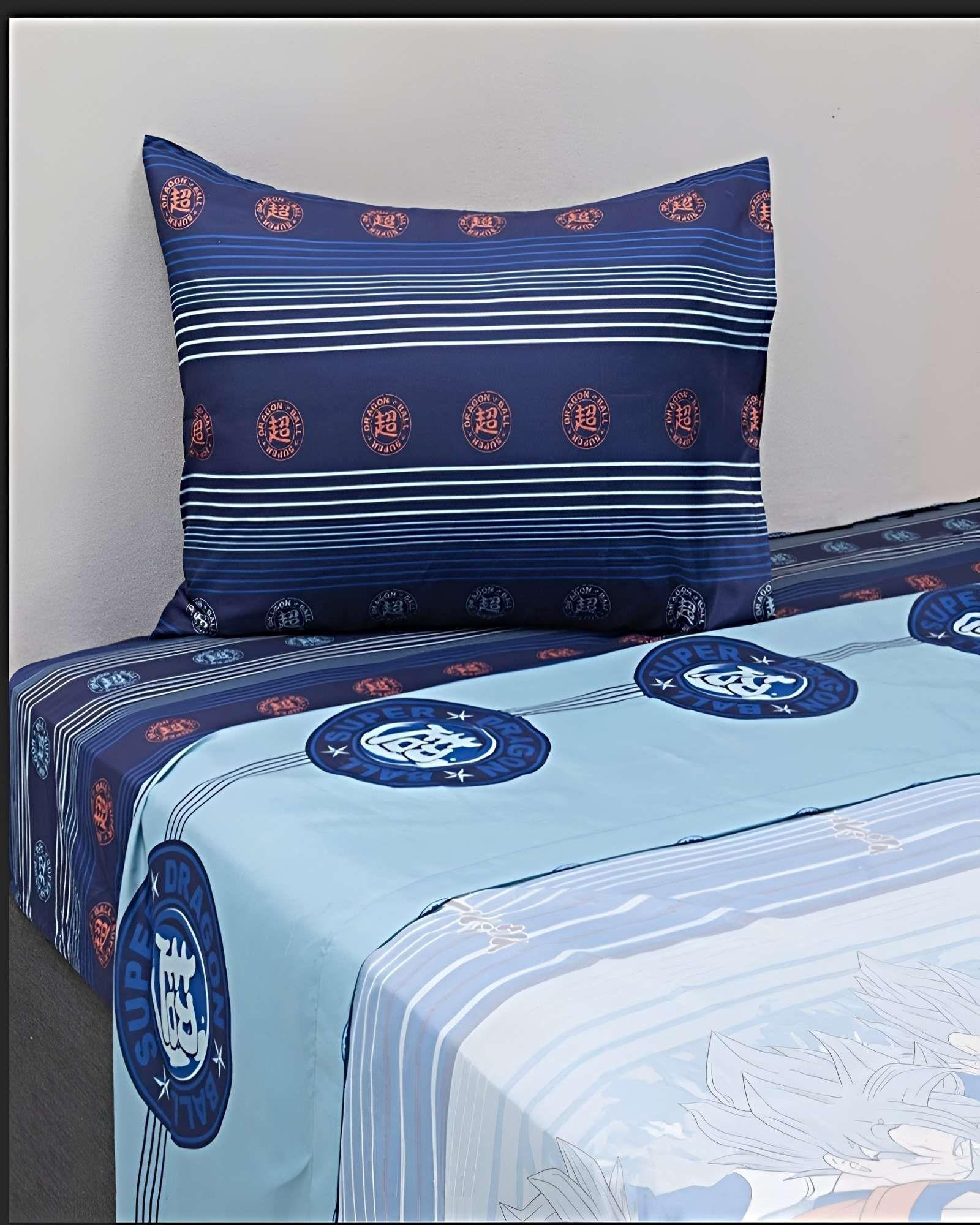 SET DE SABANA INFANTIL POLIESTER PLAZA Y MEDIA 165 X 240 CM AZUL-1