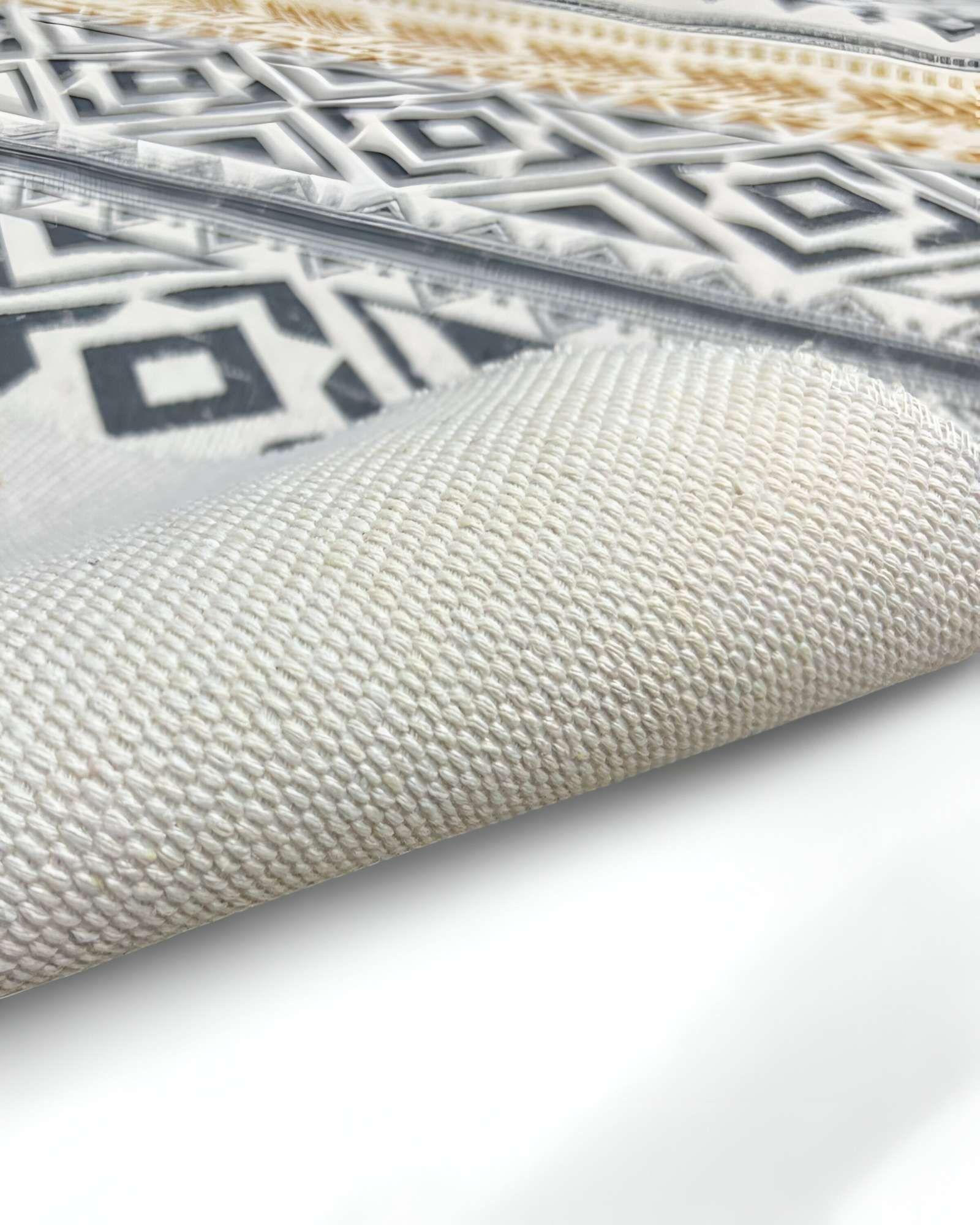 Bajada de cama killim con flecos 110 cm x 60 cm b05-3