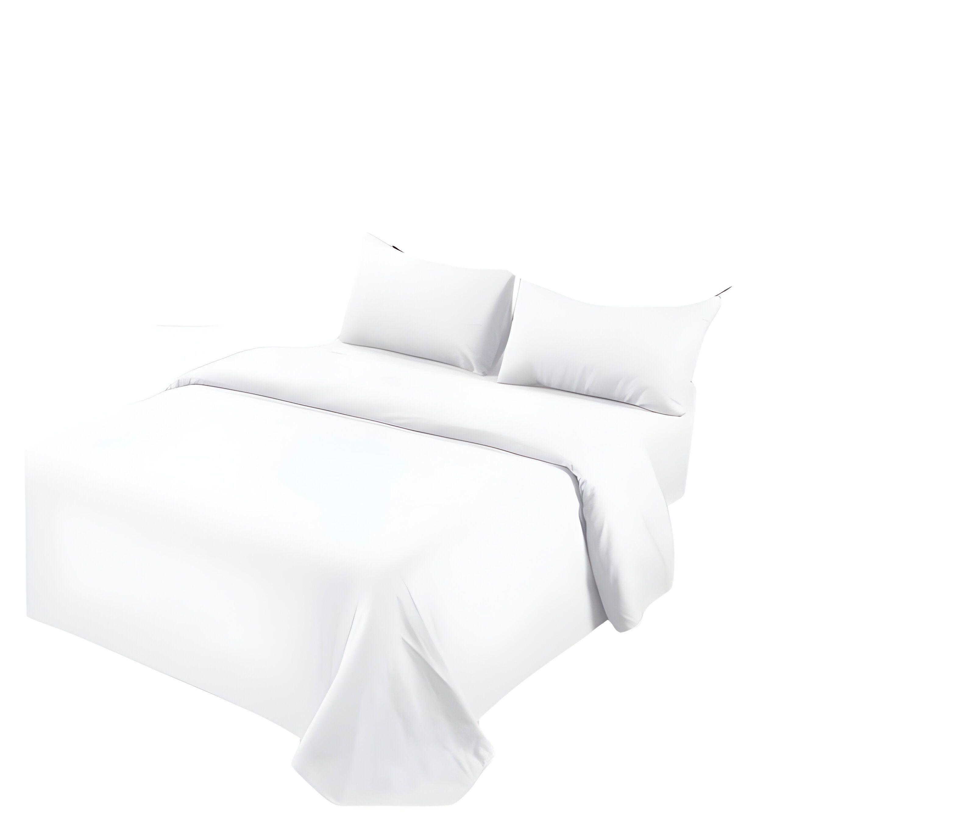 JUEGO DE SABANAS DE 500 HILOS SUPER-KING COLOR BLANCO-0