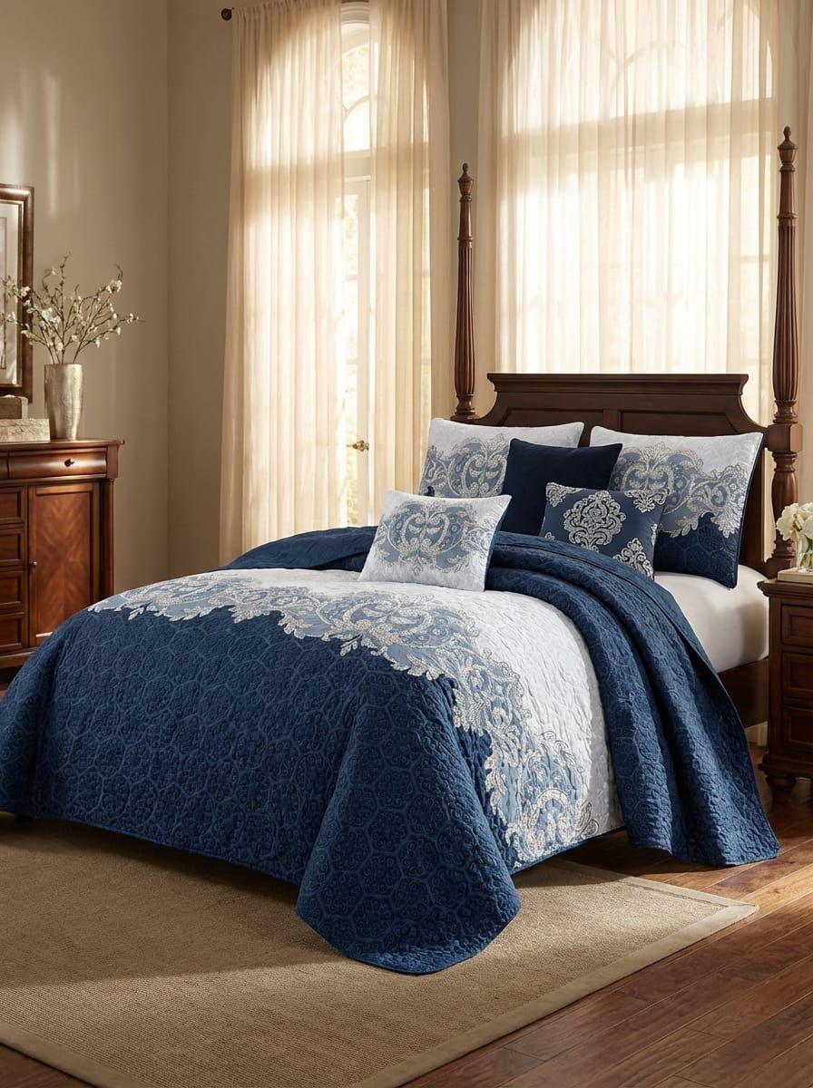 CUBRECAMA CON DIFERENTES DISEÑOS KING 250 X 270 CM P05-3