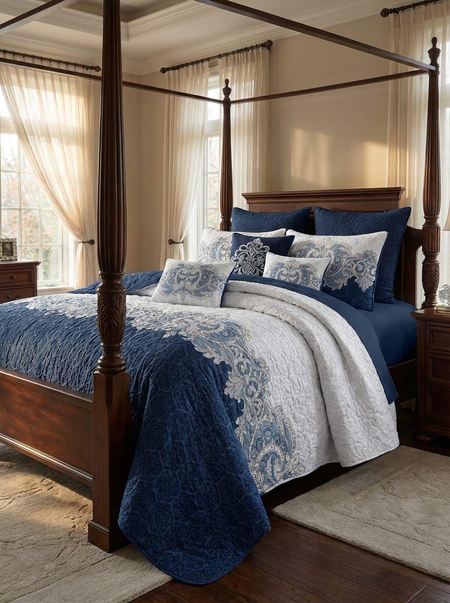 CUBRECAMA CON DIFERENTES DISEÑOS KING 250 X 270 CM P05-4